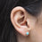 Allegra Turquoise Tiny Stud Earrings