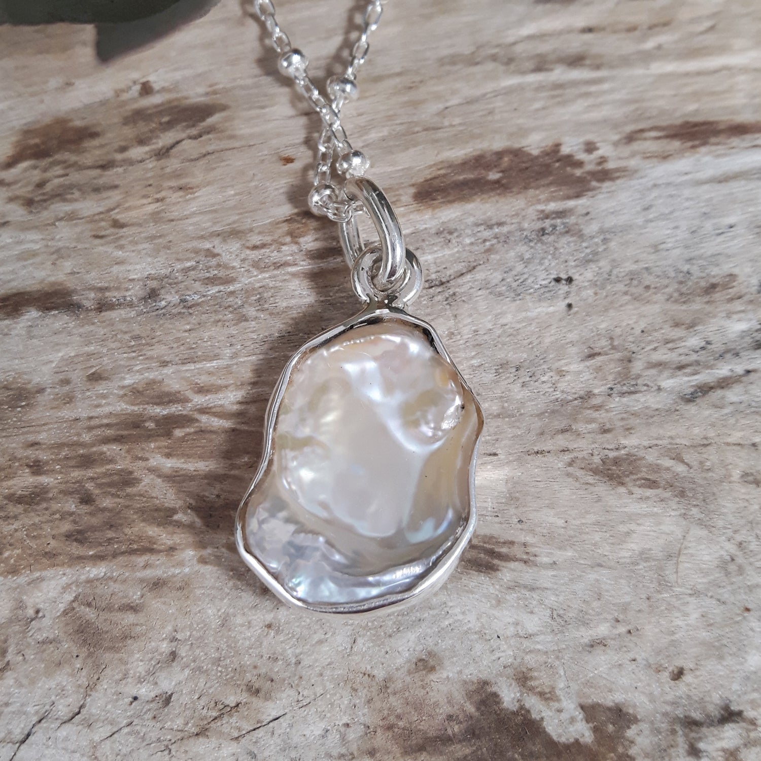 Luminous Baroque Pearl Pendant