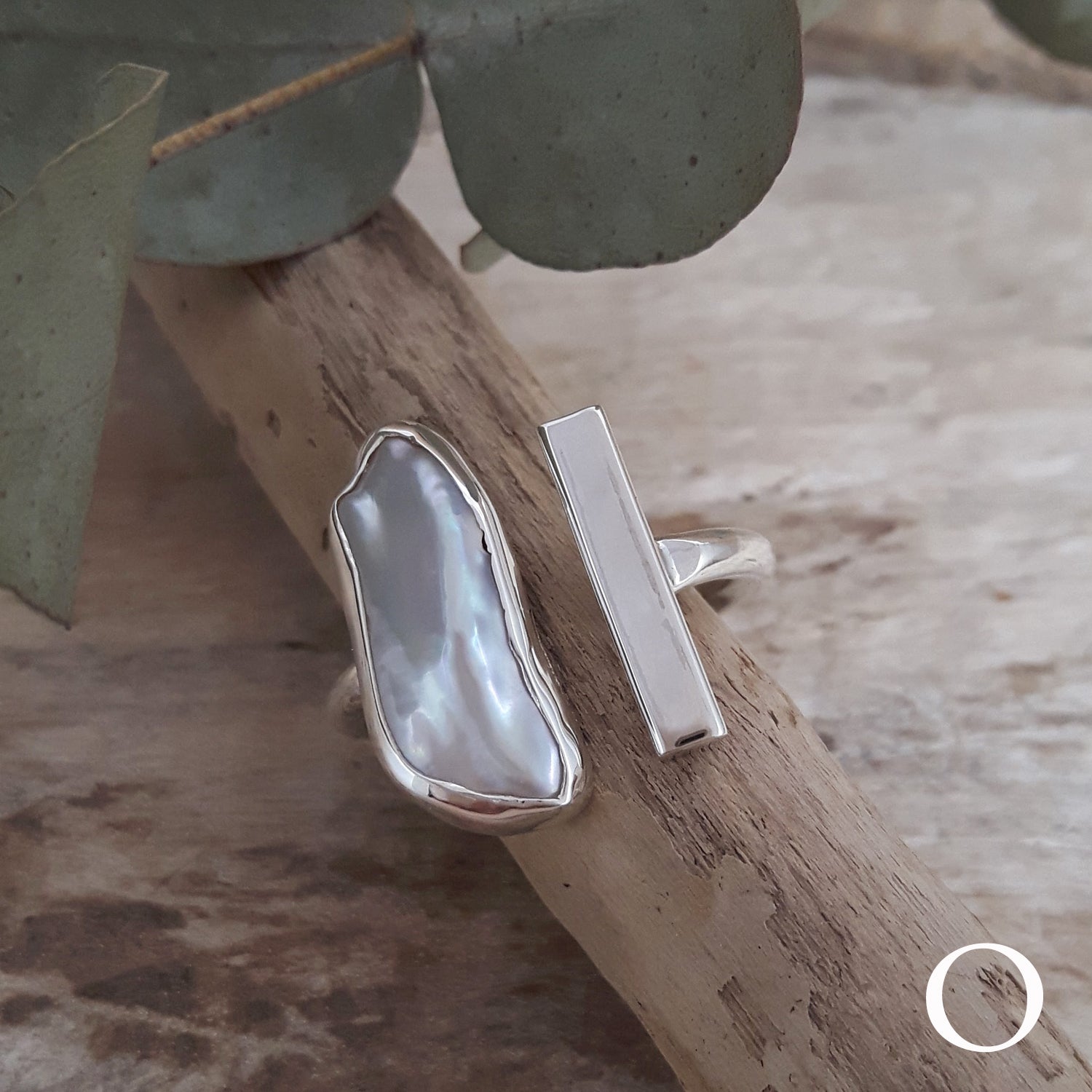 Luminous Biwa Pearl Ring