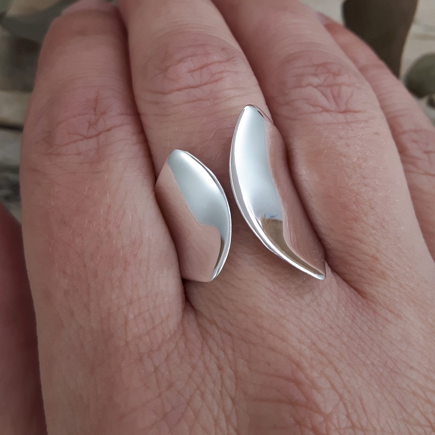 Mariselle Polished Sterling Silver Ring
