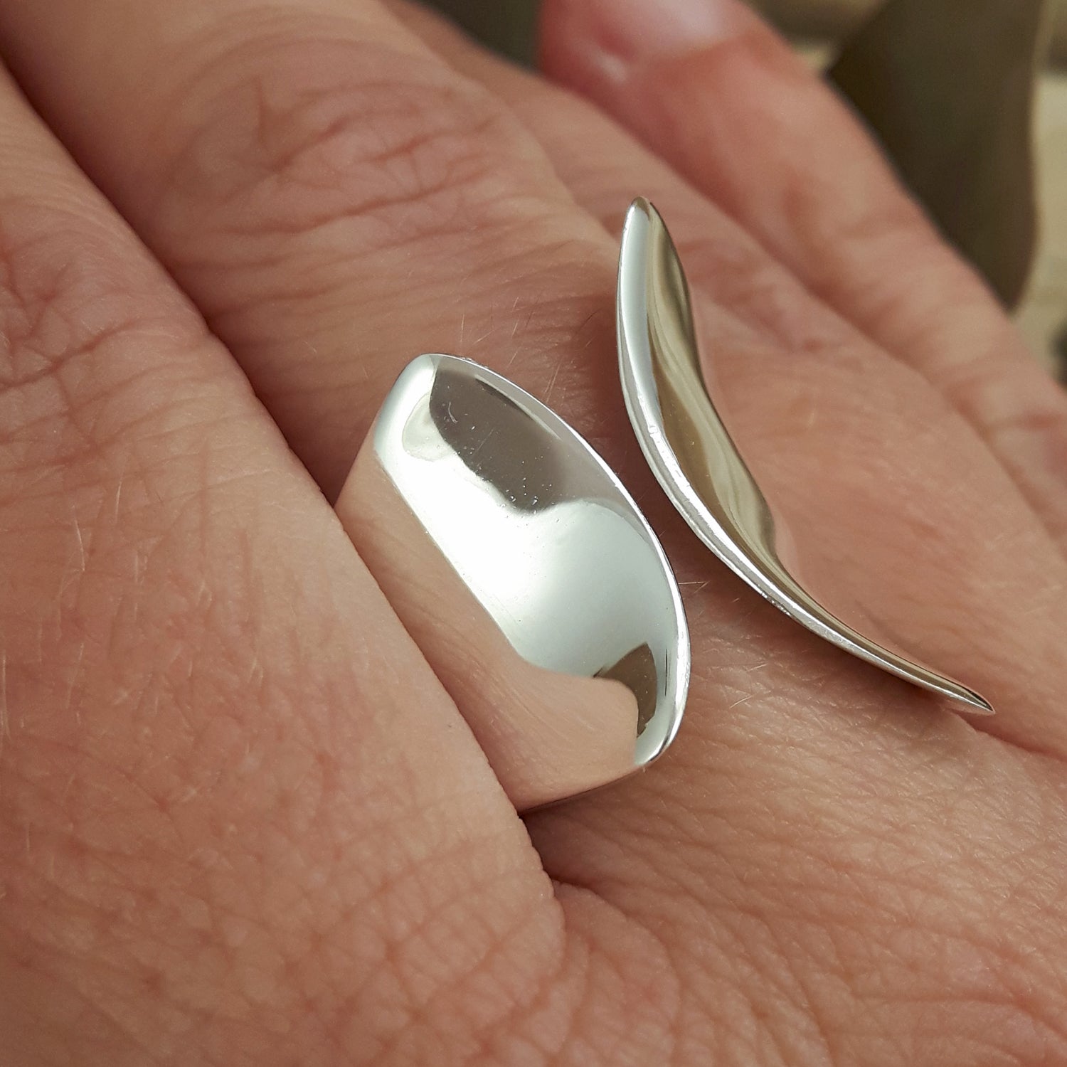 Mariselle Polished Sterling Silver Ring