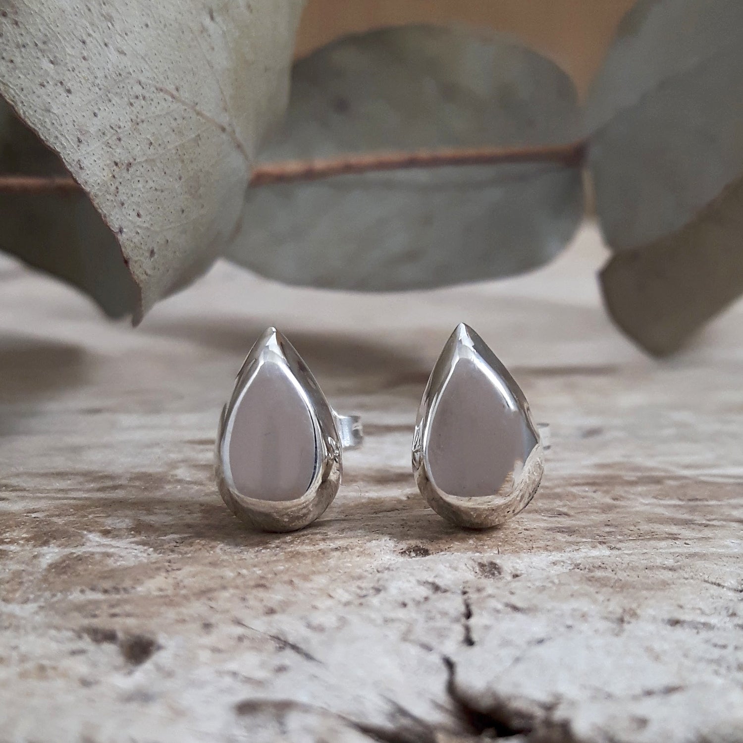 Minimalist Droplet Stud Earrings