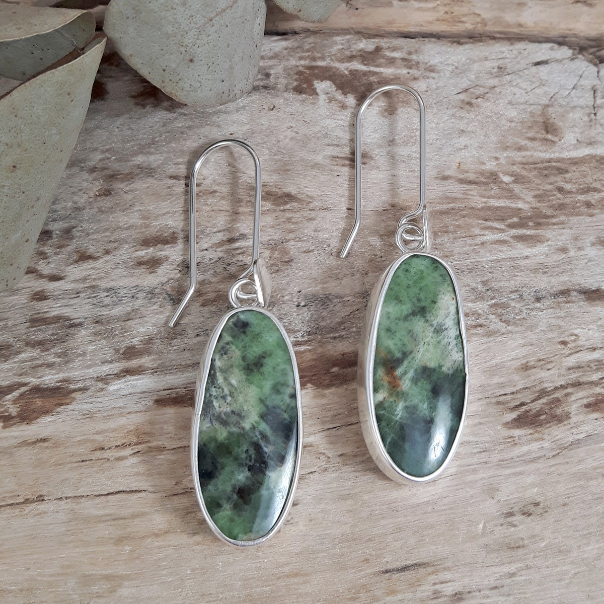 Monet Chrome Chalcedony Large Drop Earrings
