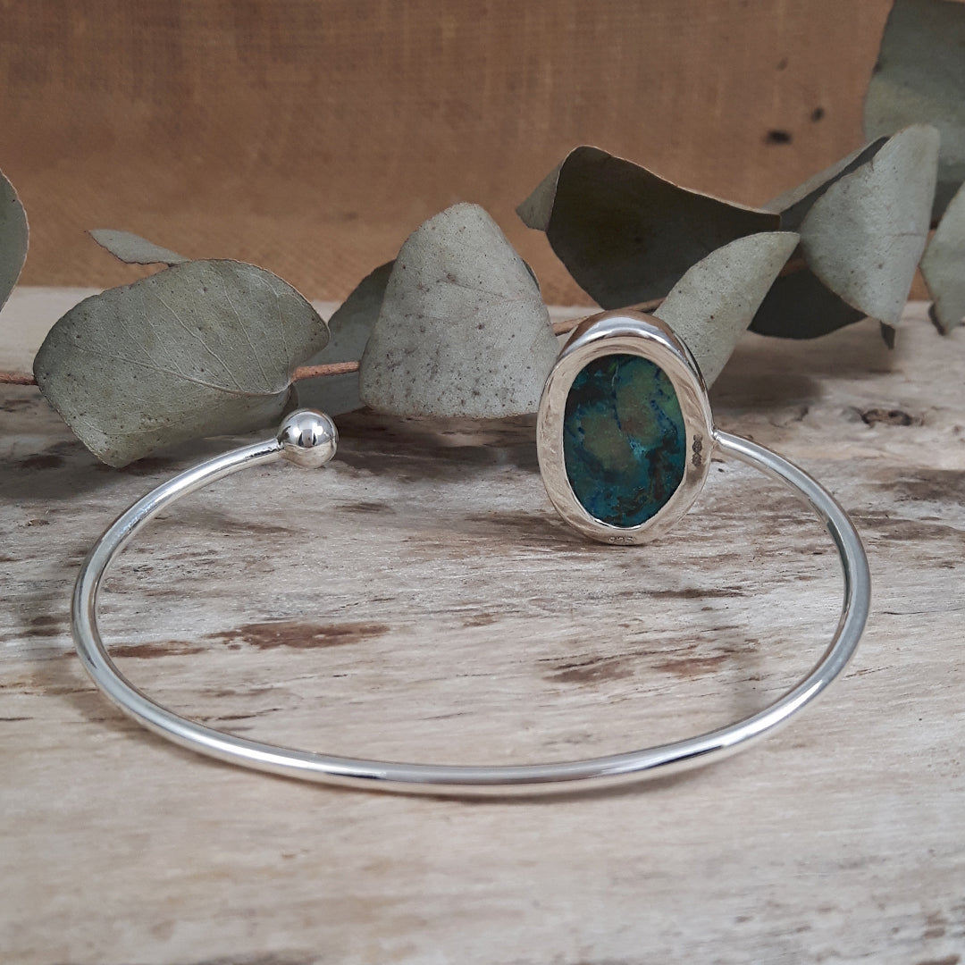 Monet Chrysocolla Open Cuff