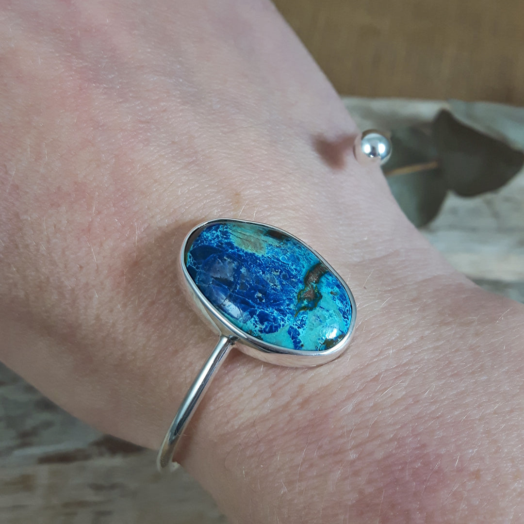 Monet Chrysocolla Open Cuff