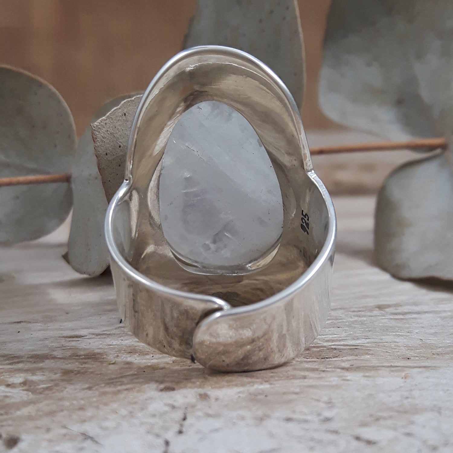 Monet Moonstone Oval L Adjustable Ring A