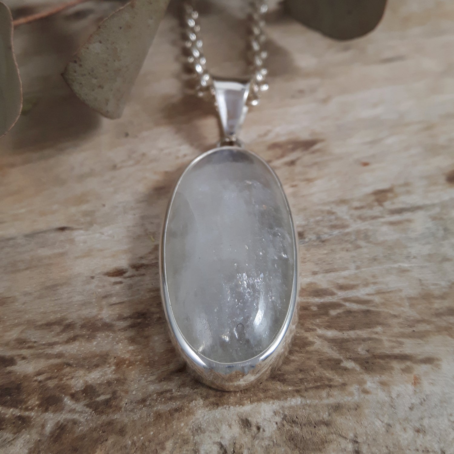 Monet Moonstone Med Pendant Oval A