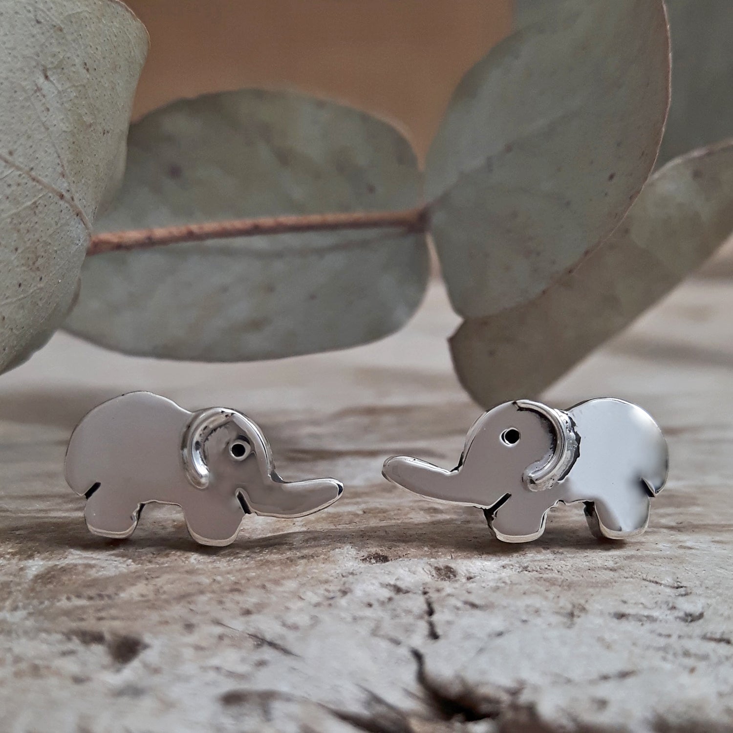 Muse Elephant Stud Earrings