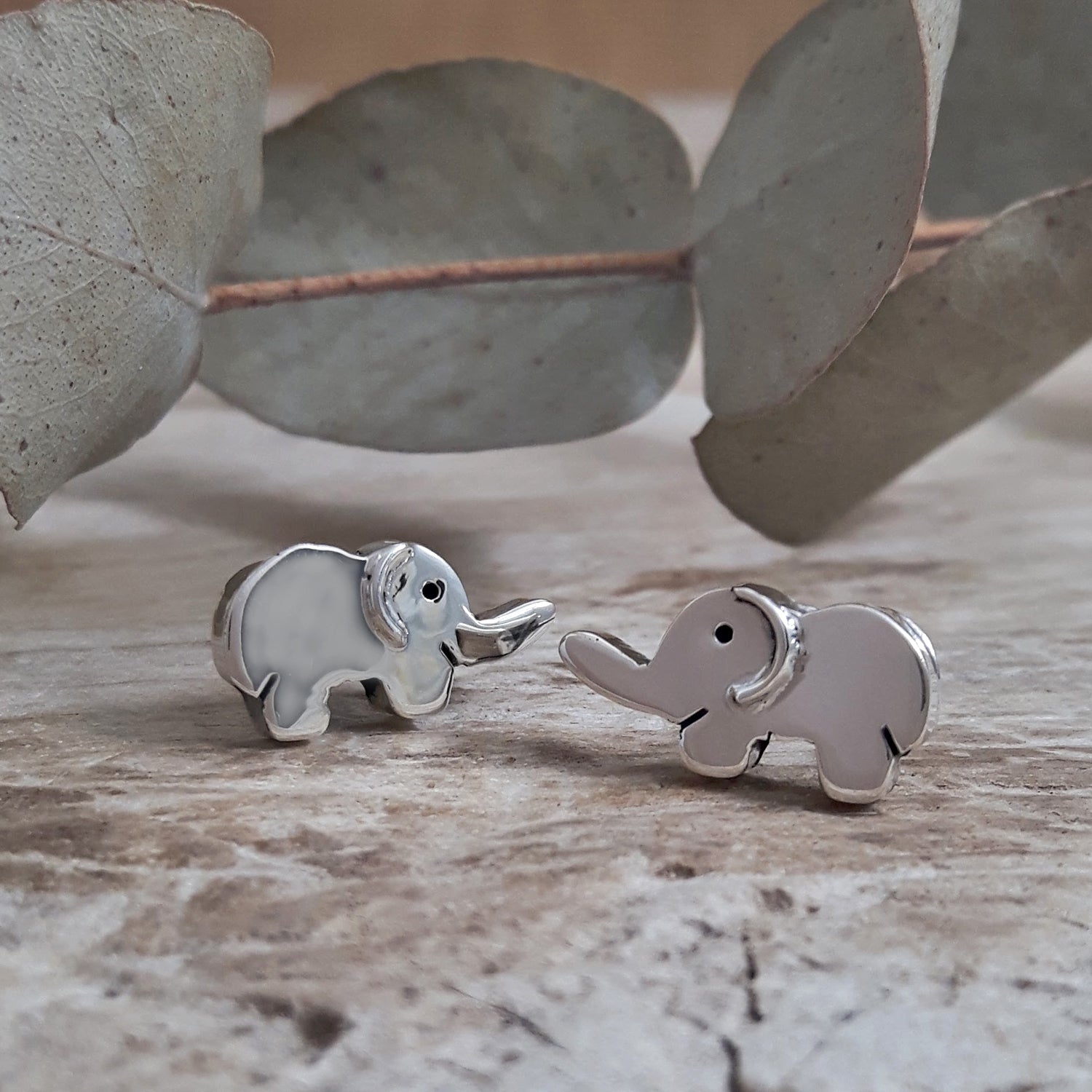 Muse Elephant Stud Earrings