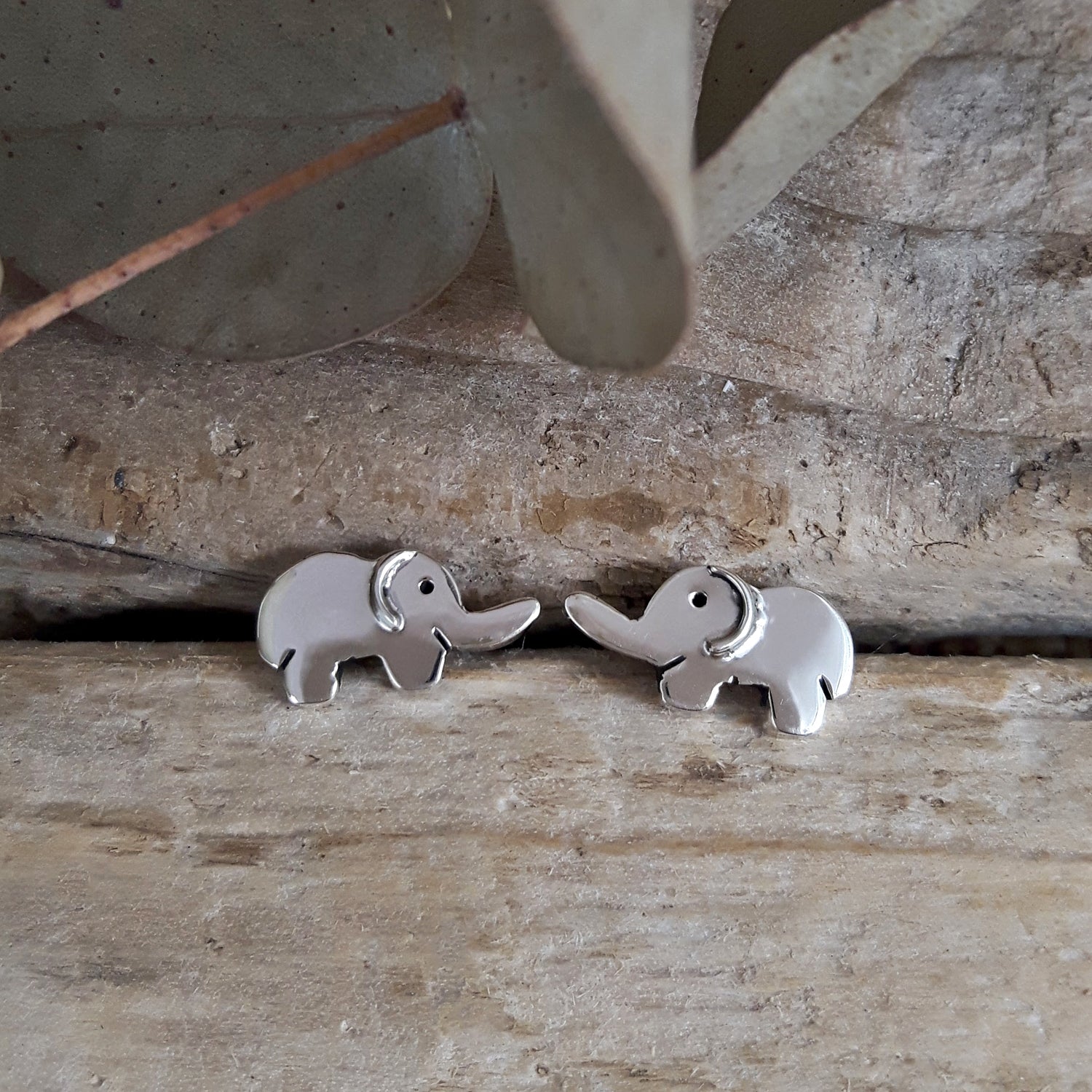 Muse Elephant Stud Earrings