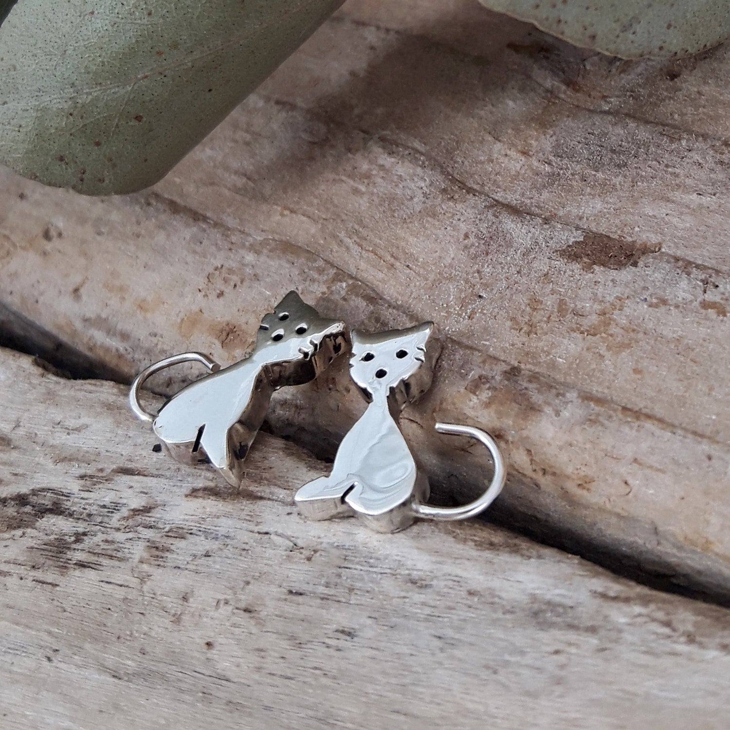 Muse Kitty Cat Stud Earrings