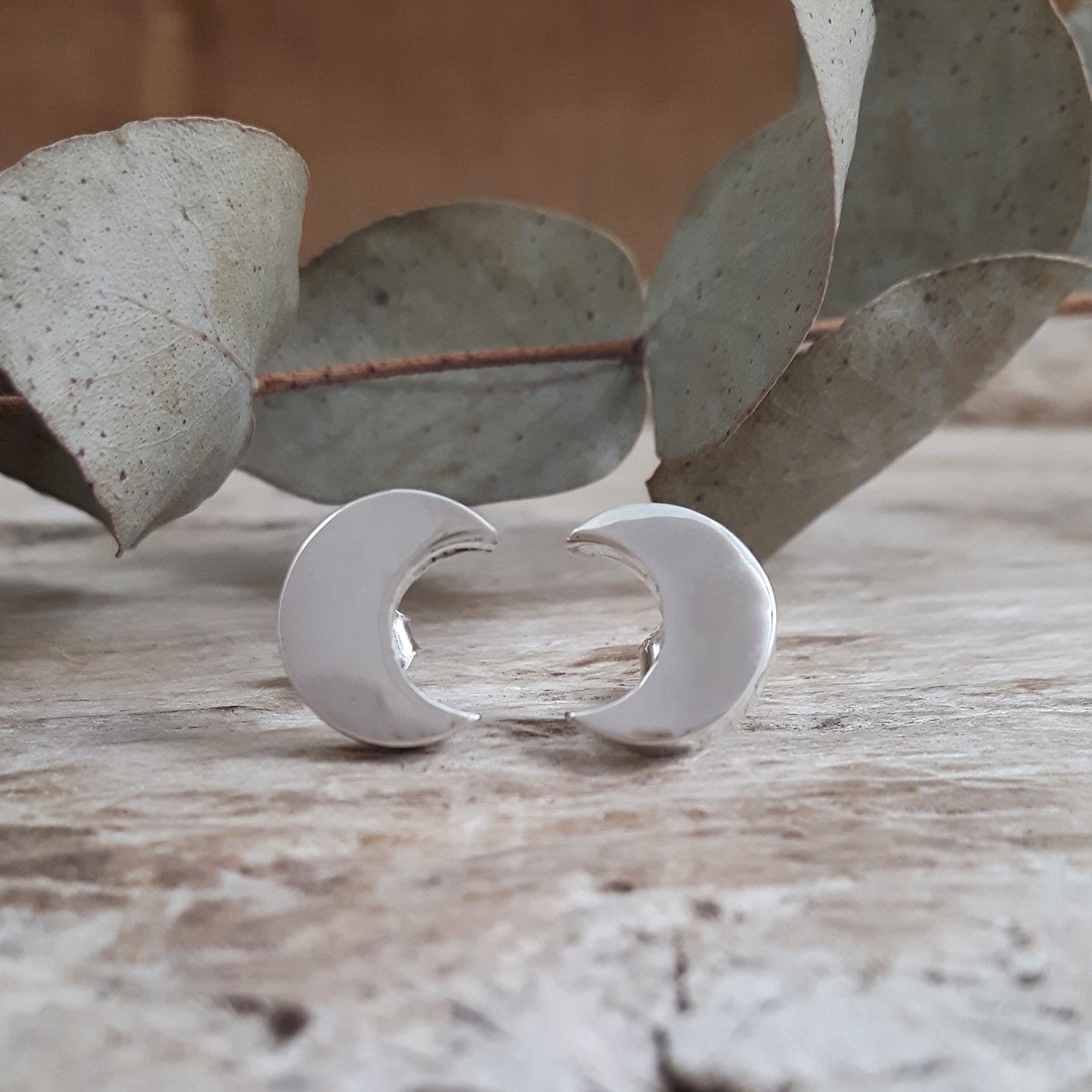 Muse Moon Stud Earrings