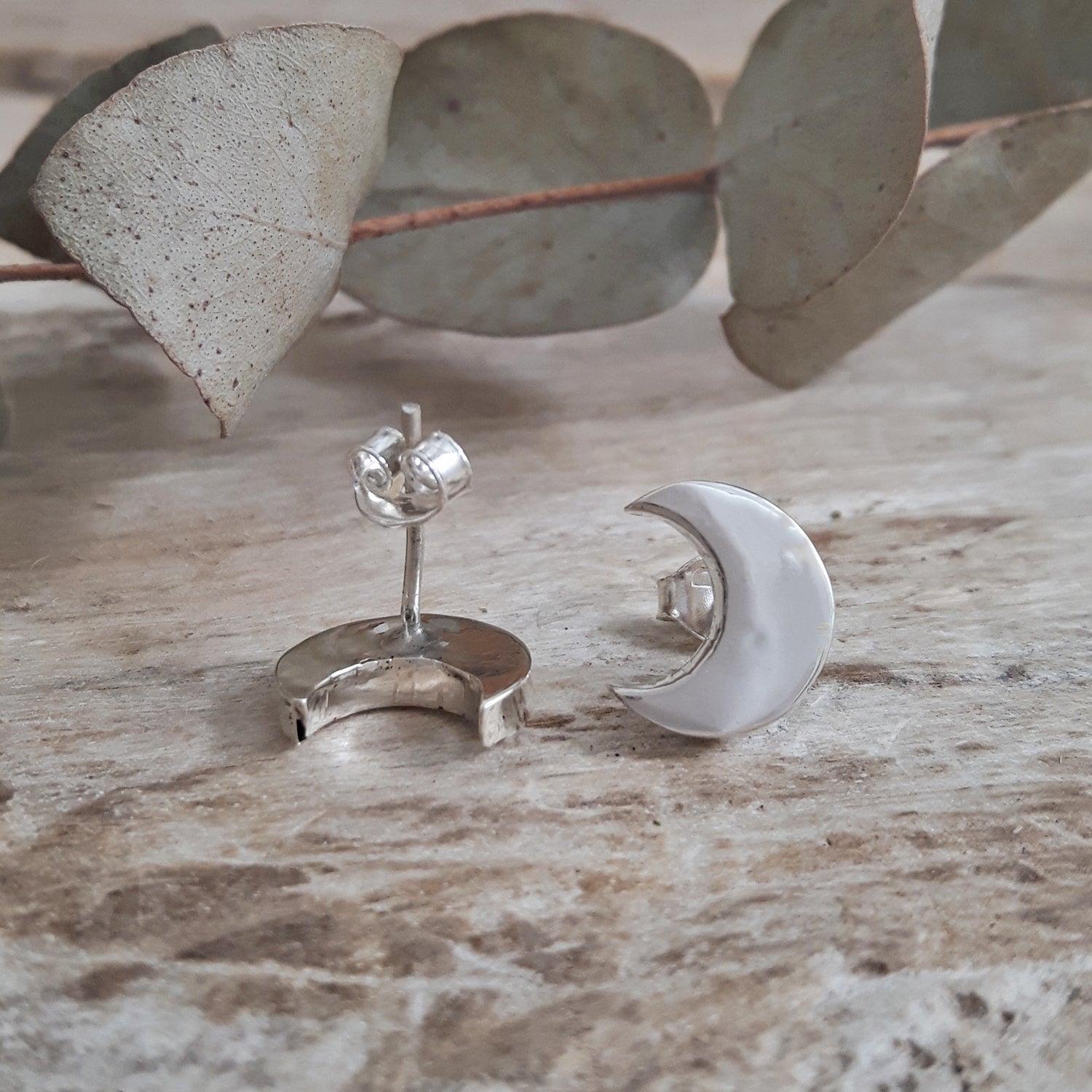 Muse Moon Stud Earrings