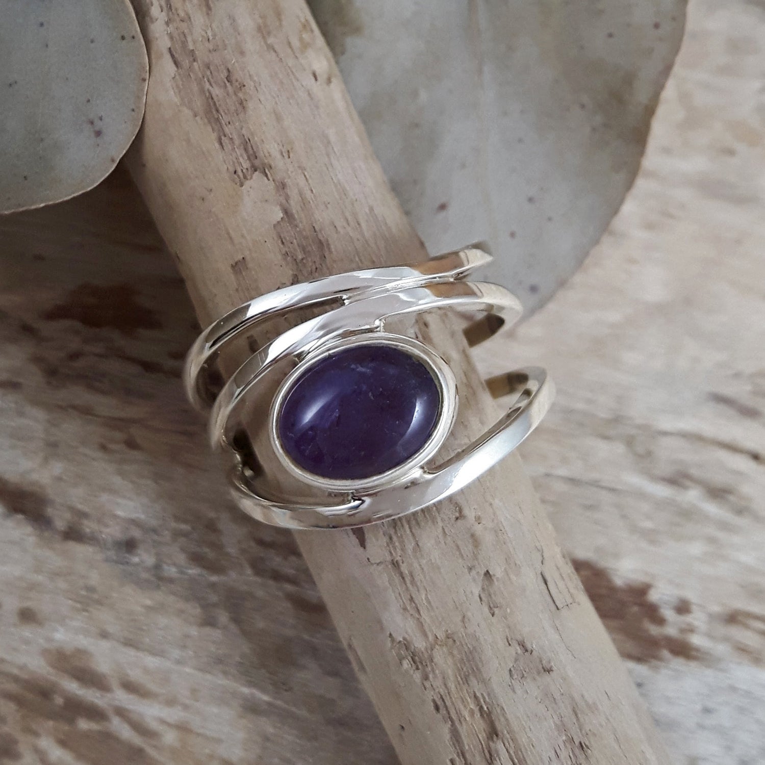 SAMPLE Nesta Amethyst Ring Size N