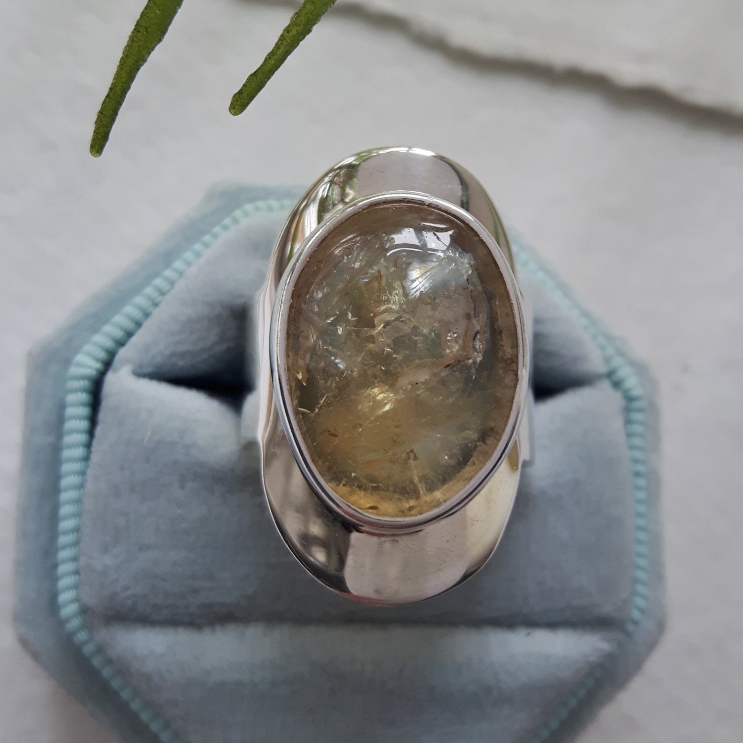 PERFECTLY IMPERFECT Monet Citrine Small Adjustable Ring