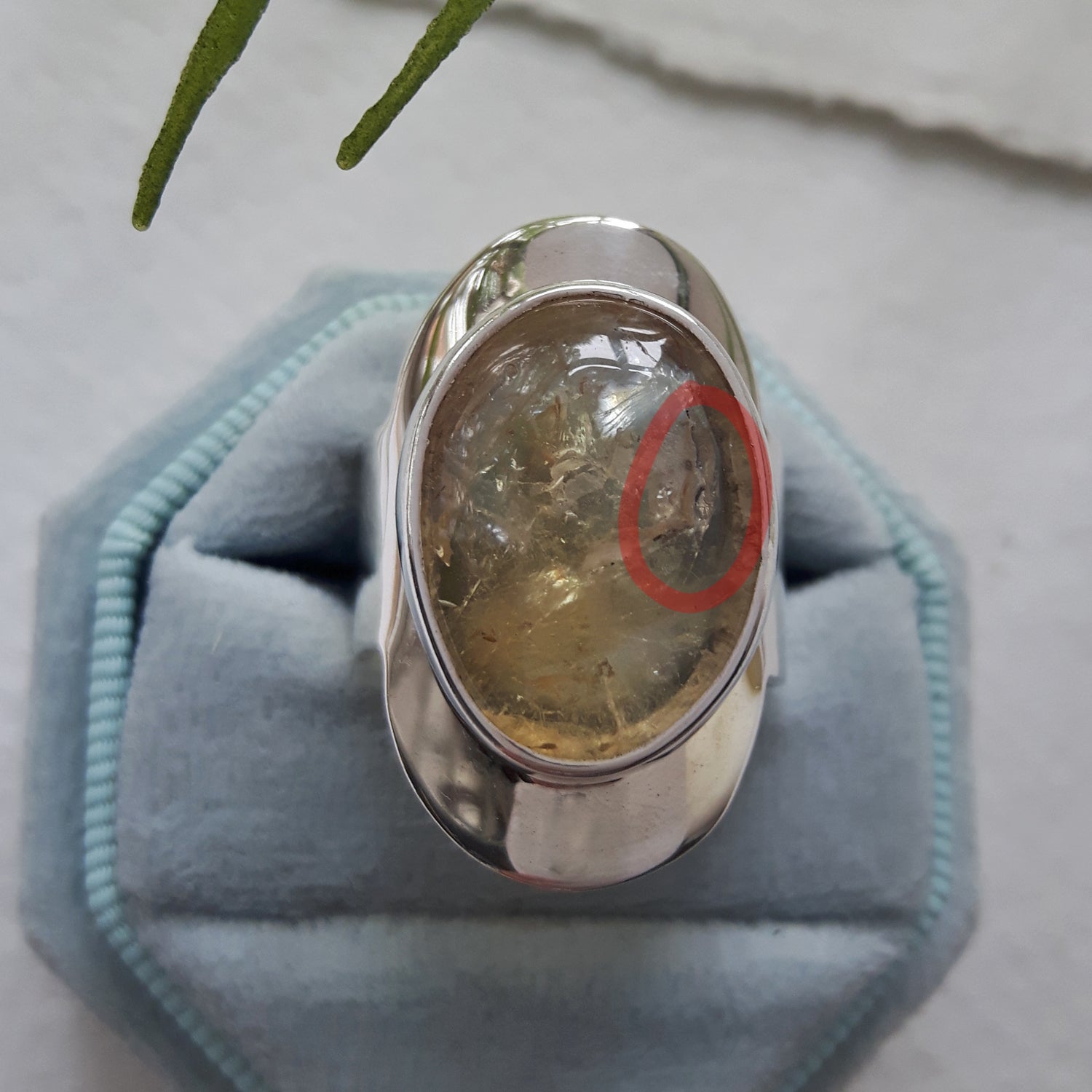 PERFECTLY IMPERFECT Monet Citrine Small Adjustable Ring