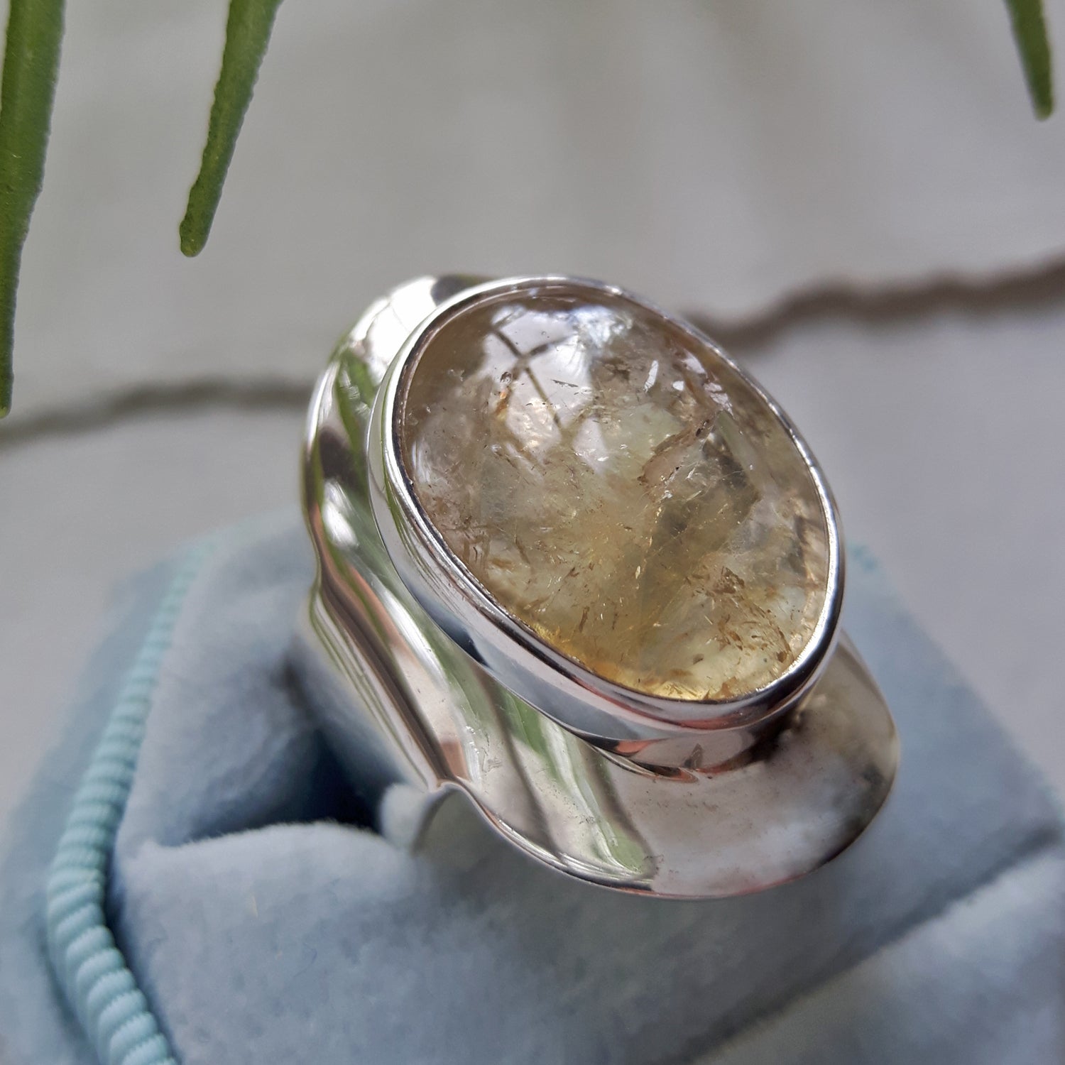PERFECTLY IMPERFECT Monet Citrine Small Adjustable Ring