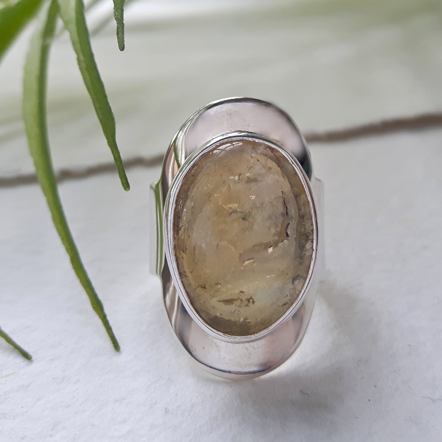 PERFECTLY IMPERFECT Monet Citrine Small Adjustable Ring