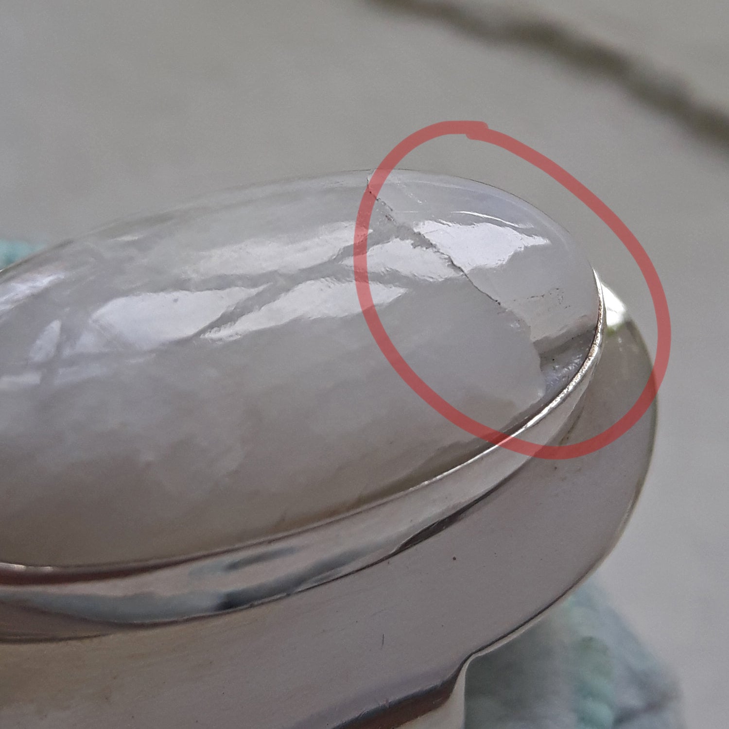 PERFECTLY IMPERFECT Monet Moonstone Oval Adjustable Ring