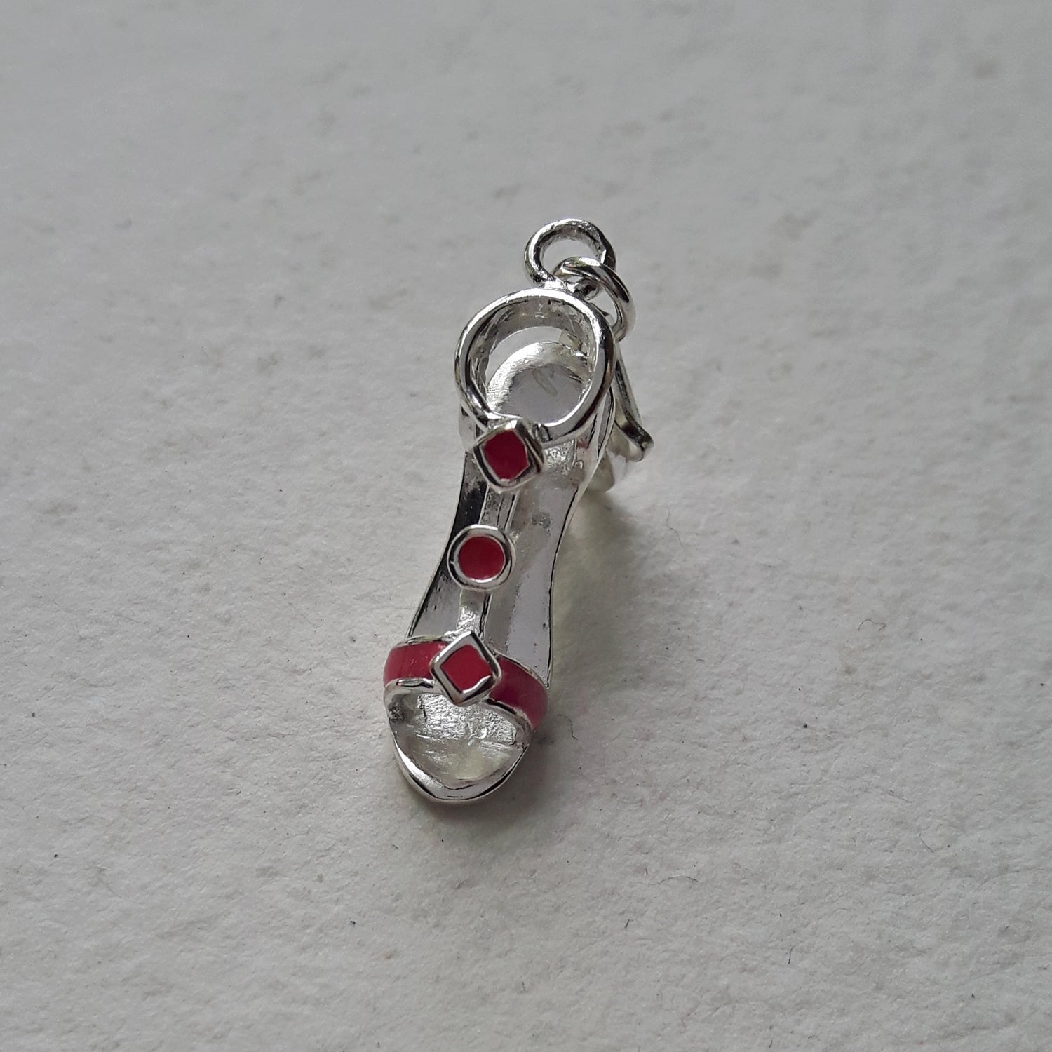 SAMPLE Silver Candy High Heel Charm