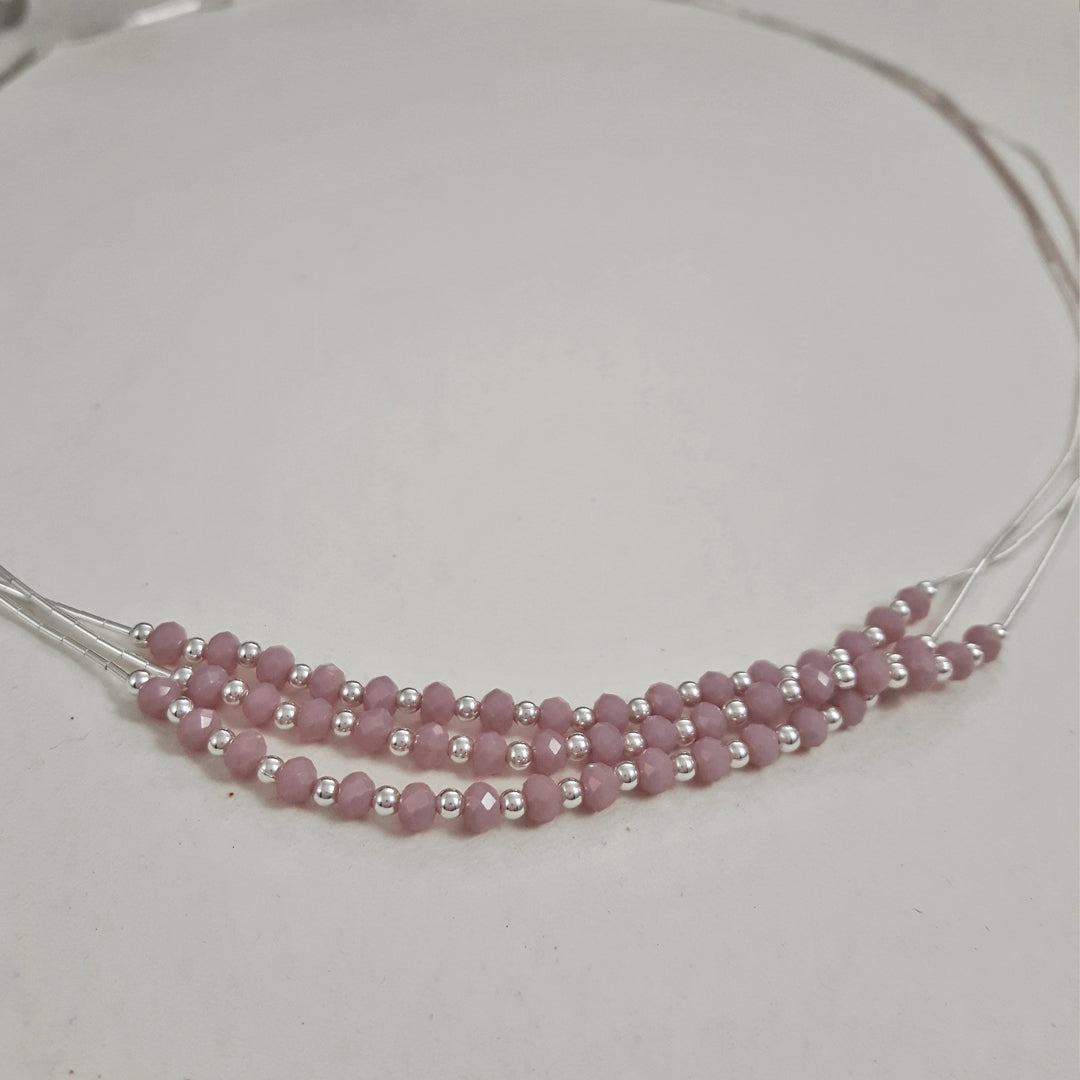 Adeline Chalcedony Rose Necklace