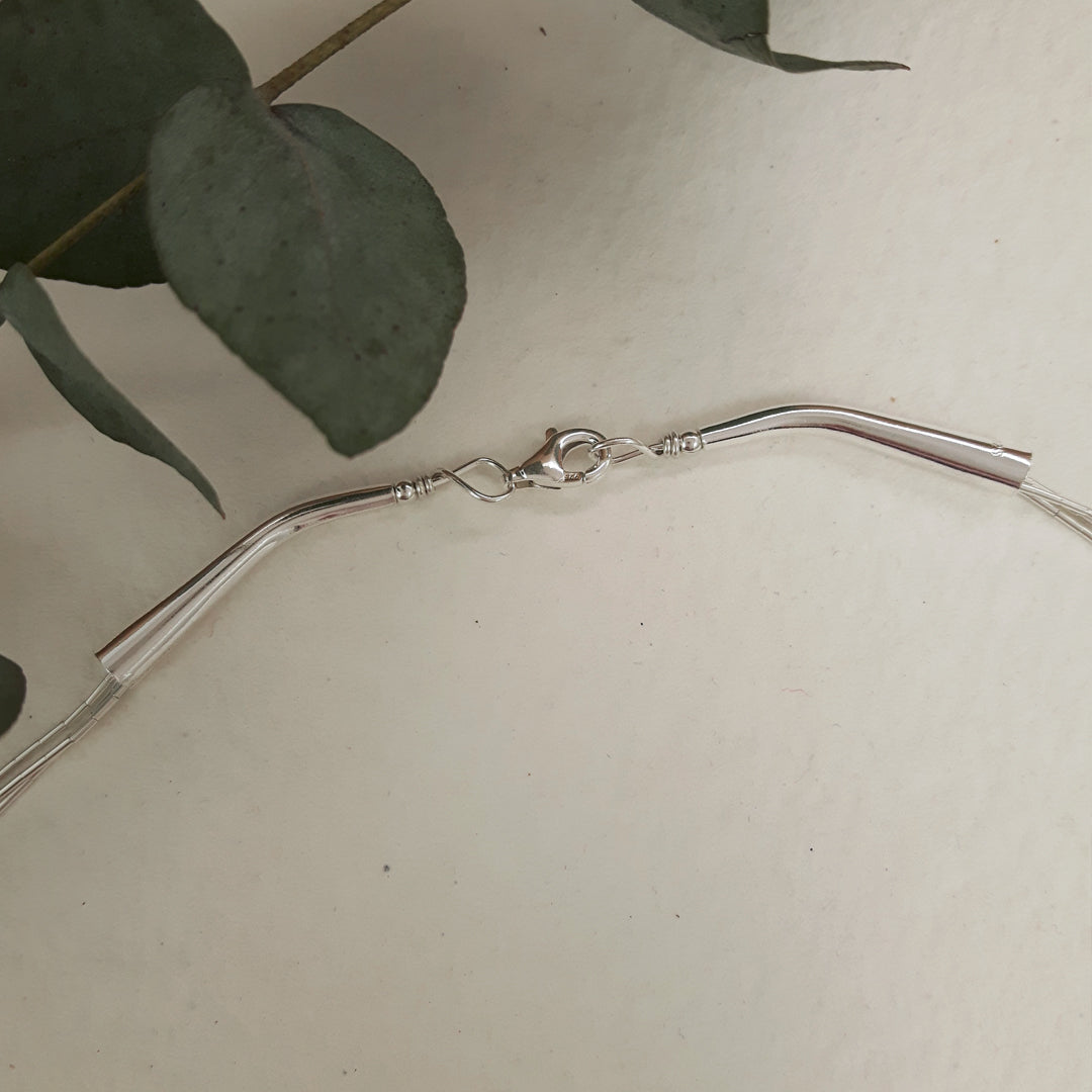 Adeline Chalcedony Rose Necklace