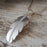 SAMPLE Feather Silver Pendant A