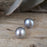 SAMPLE Dove Grey Pearl Large Stud Earrings
