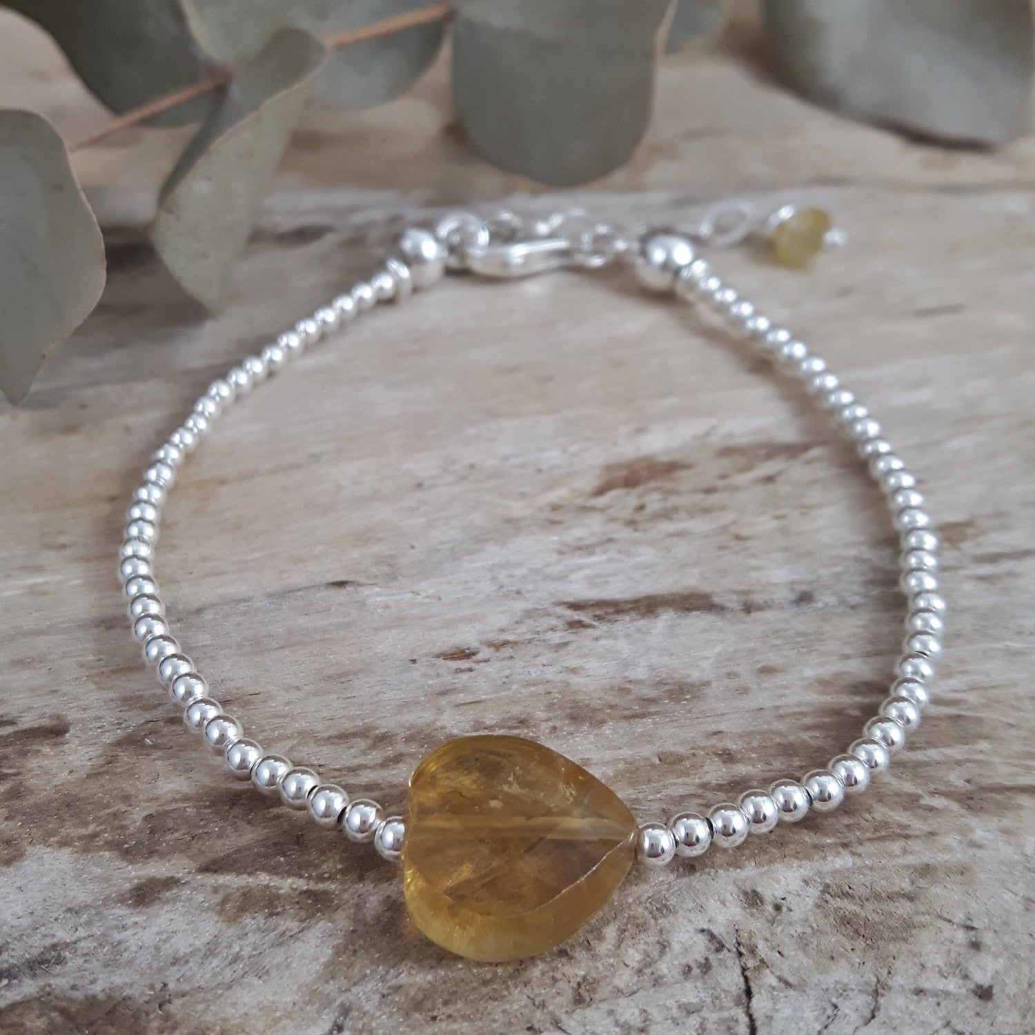 Shades of Love Citrine Gemstone Bracelet