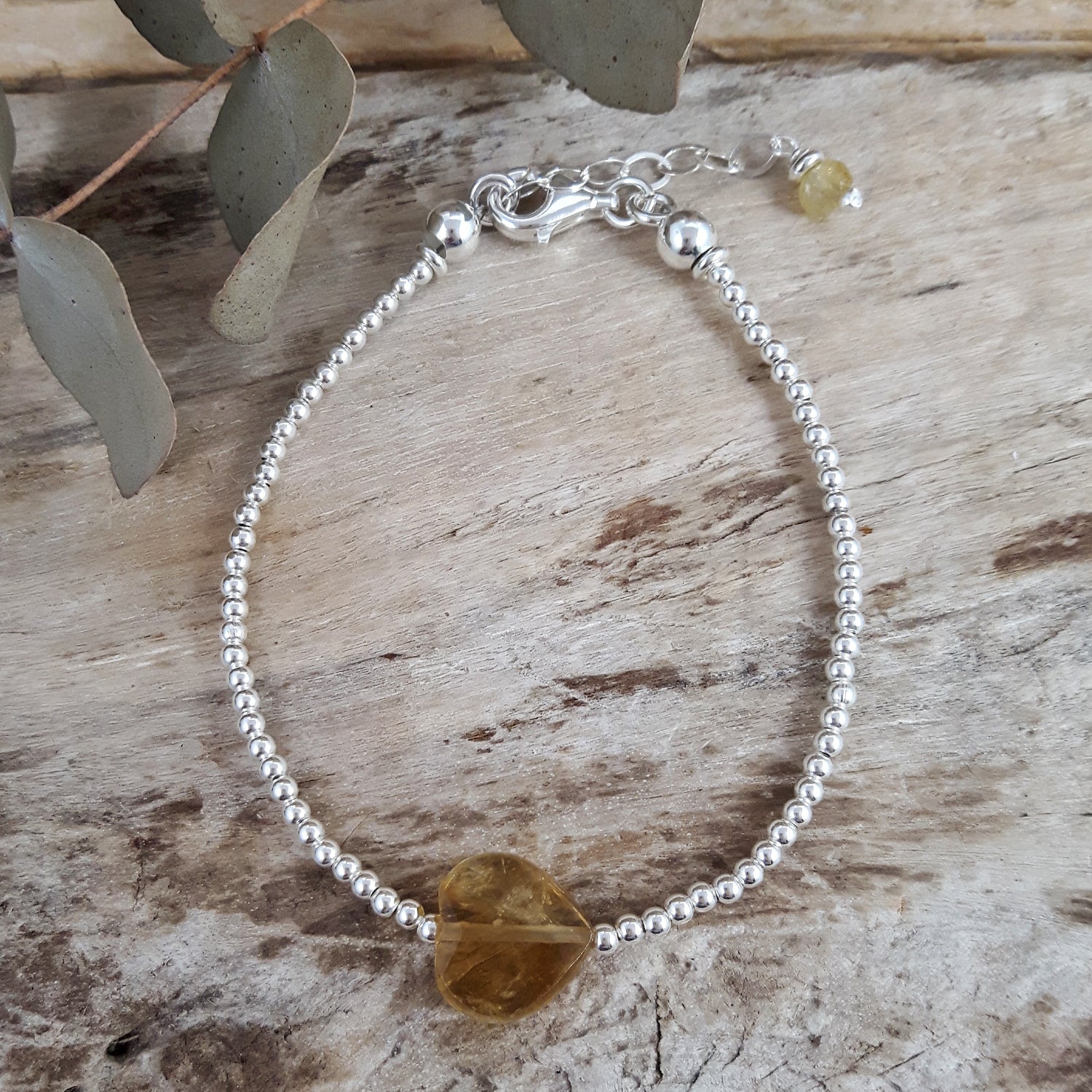 Shades of Love Citrine Gemstone Bracelet