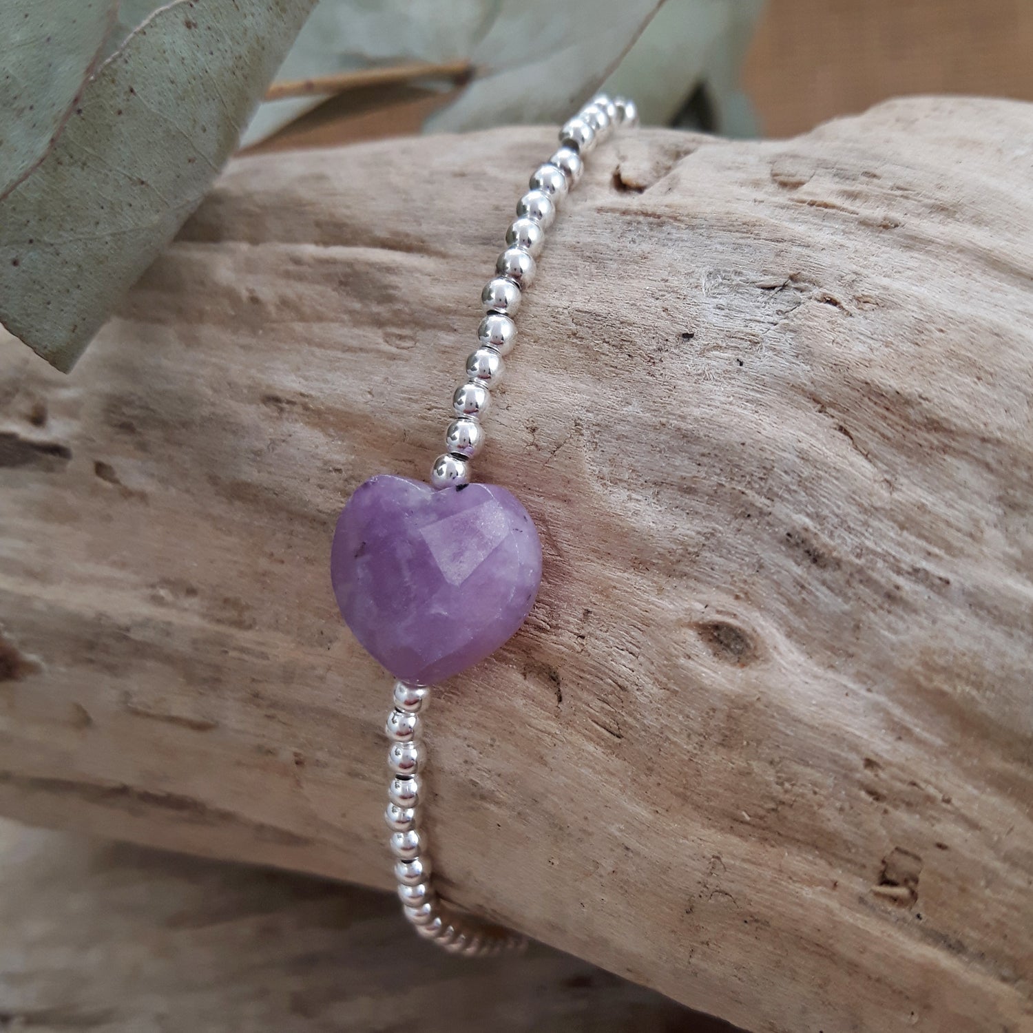 Shades of Love Lilac Chalcedony Gemstone Bracelet