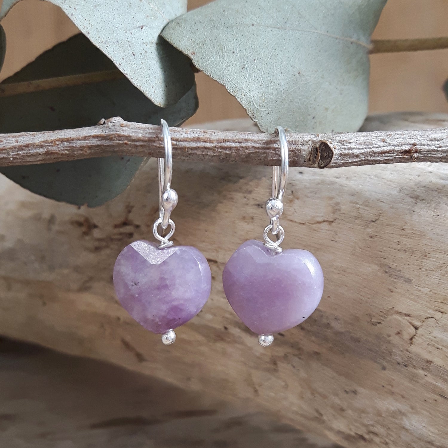 Shades of Love Lilac Chalcedony Drop Earrings
