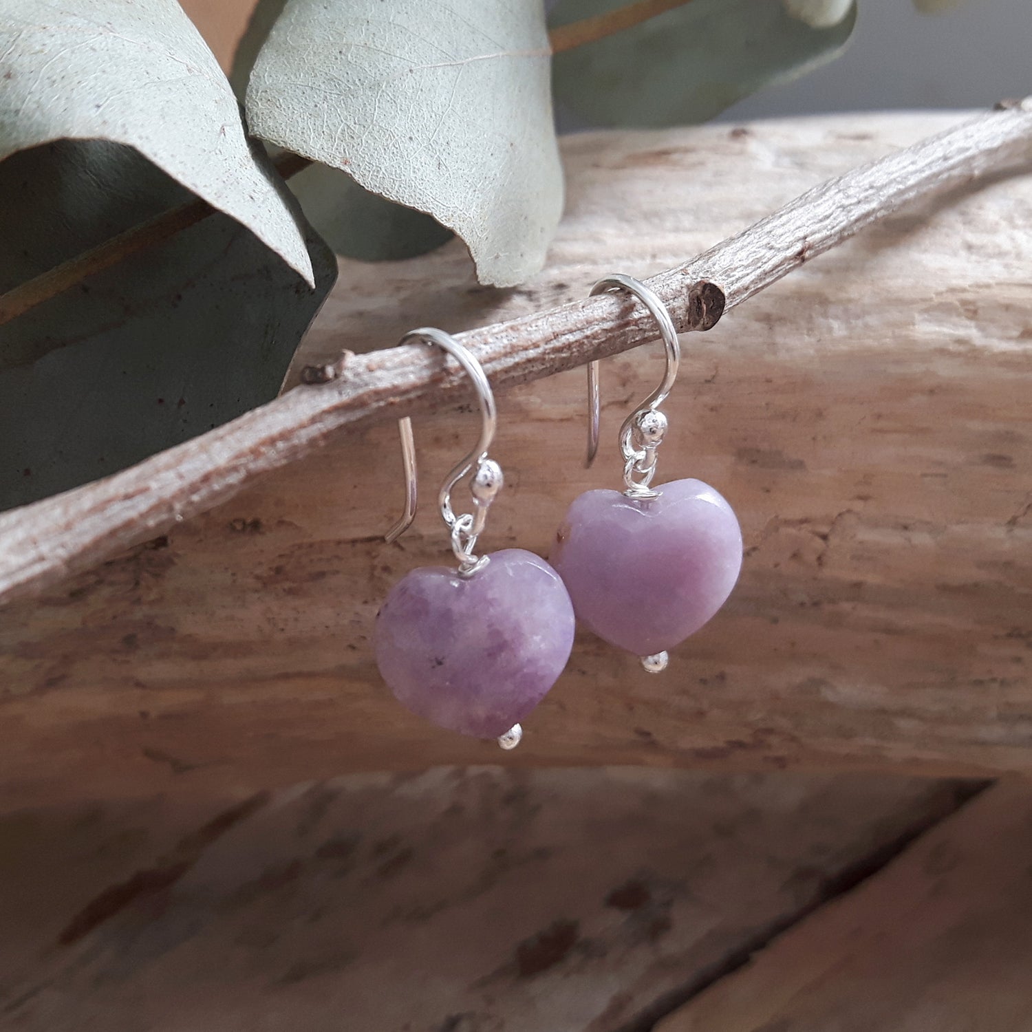 Shades of Love Lilac Chalcedony Drop Earrings