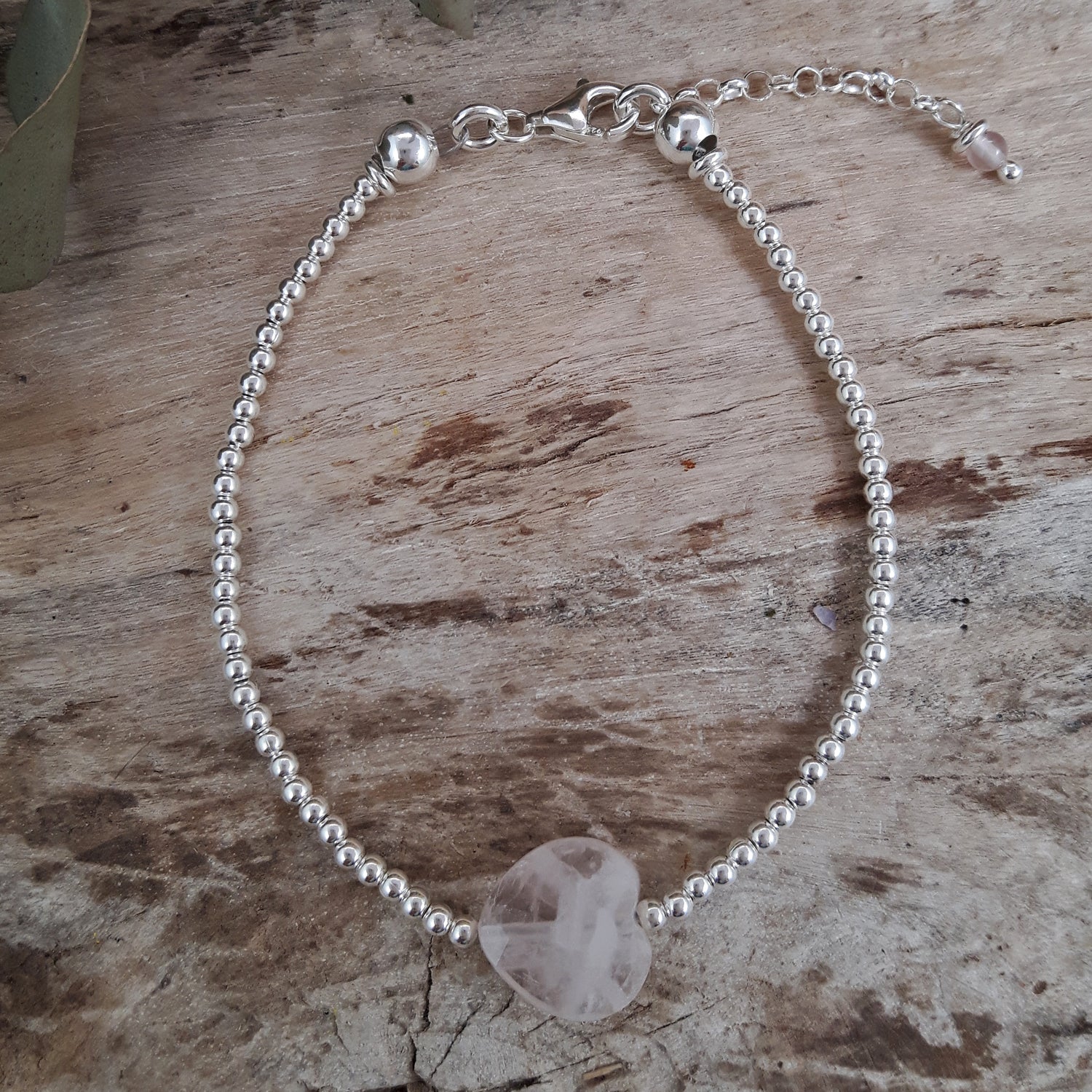 Shades of Love Rose Quartz Gemstone Bracelet