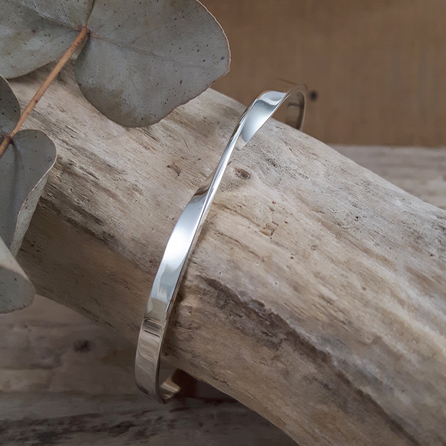 SAMPLE Tiara Twist Sterling Silver Bangle