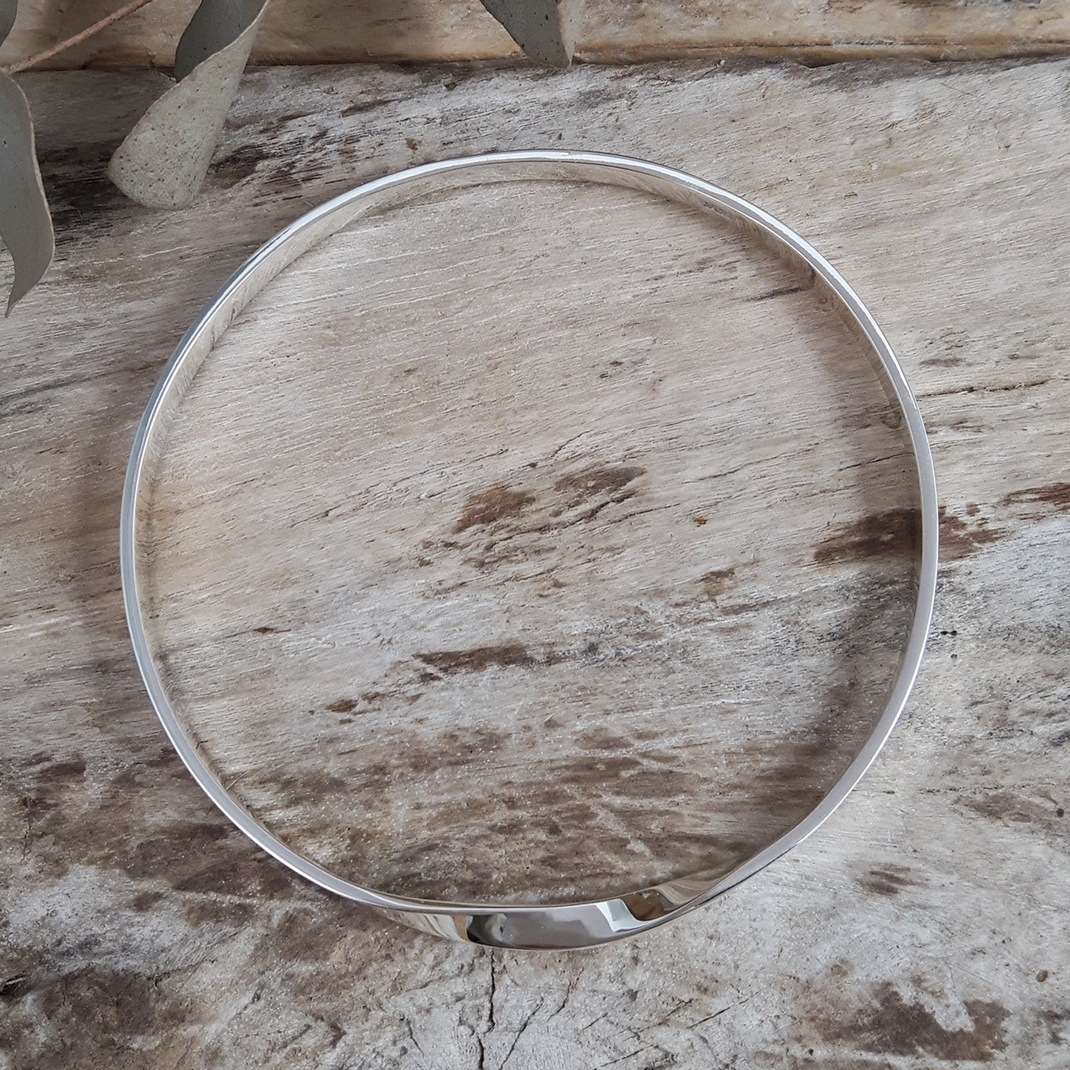 SAMPLE Tiara Twist Sterling Silver Bangle