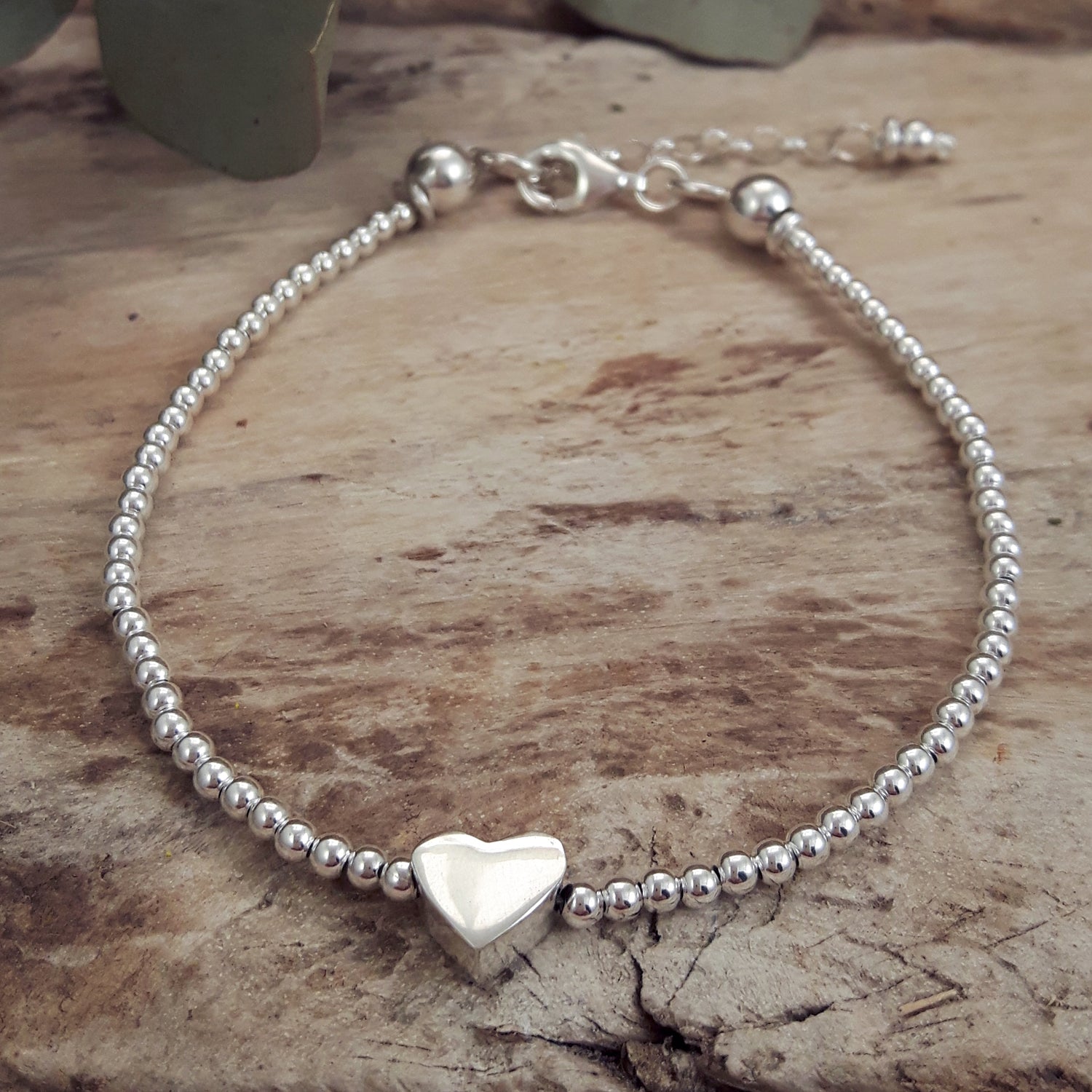 Timeless Heart Silver Bracelet