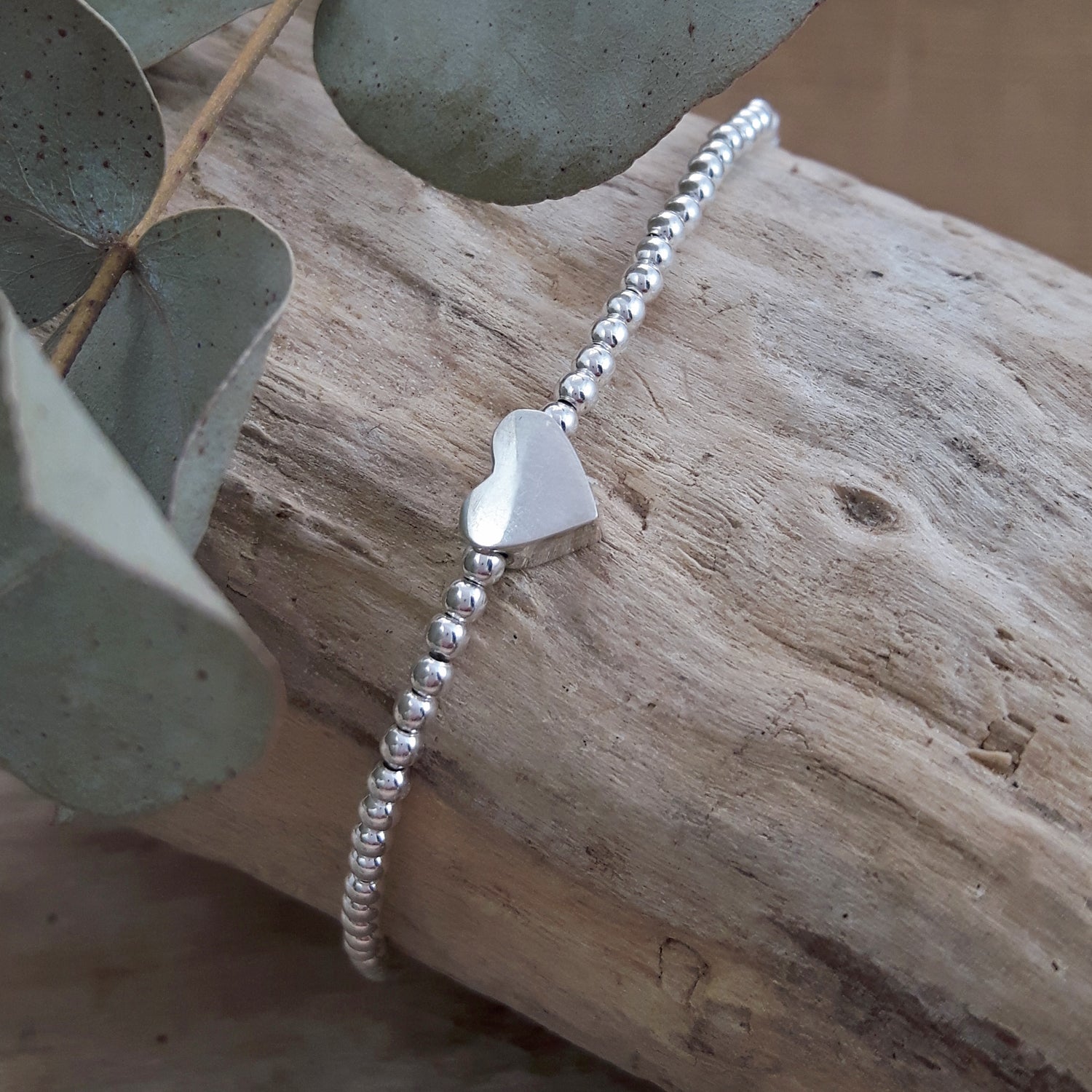 Timeless Heart Silver Bracelet