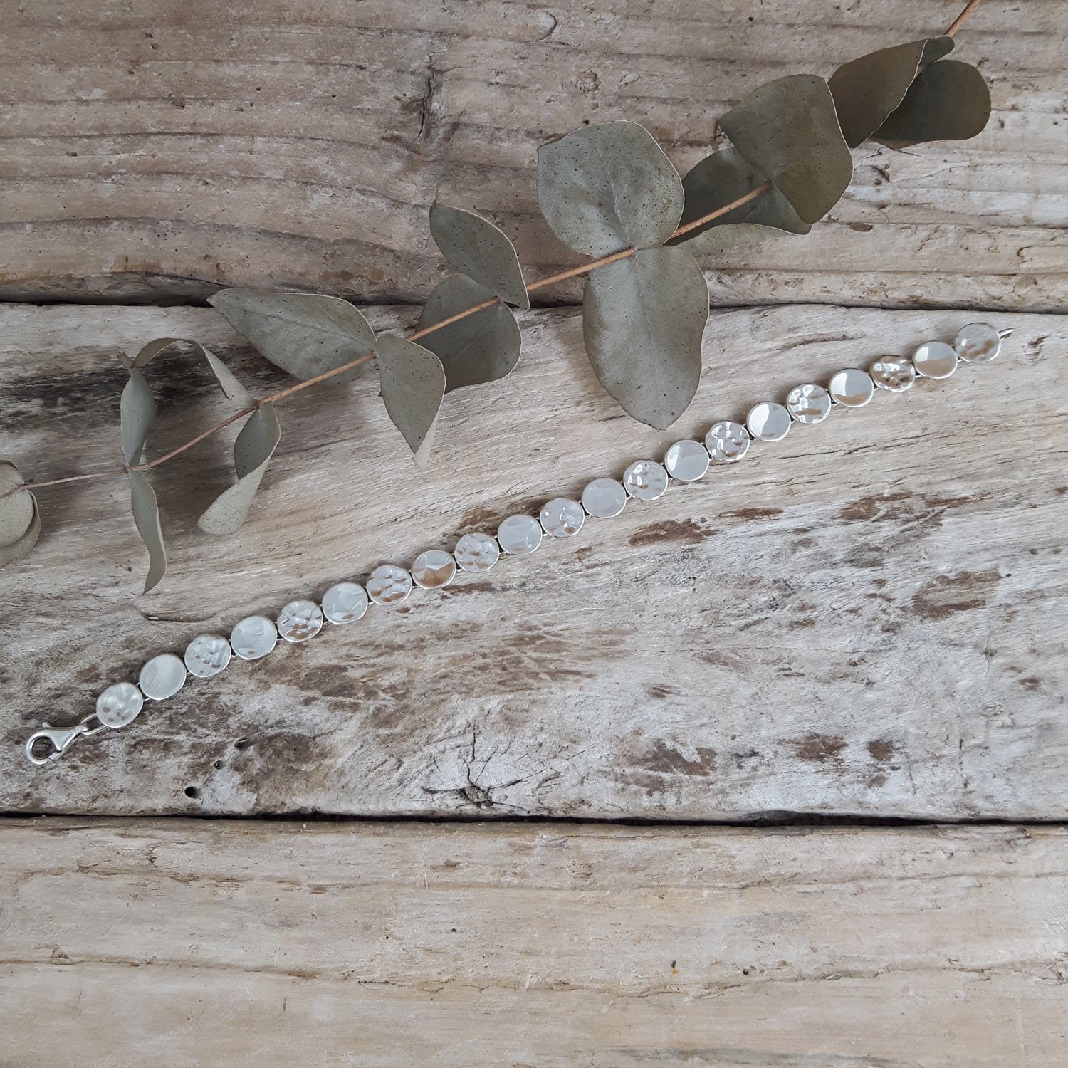 Unity Circles Sterling Silver Bracelet