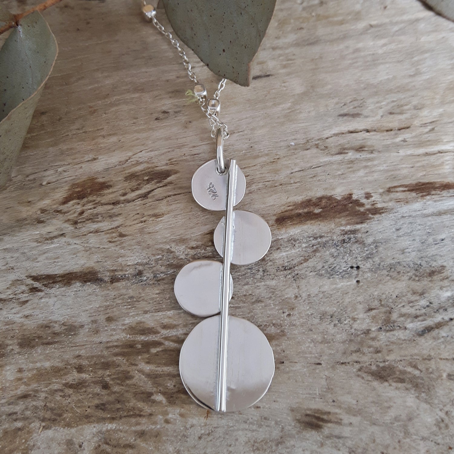 Unity Circles Polished Sterling Silver Pendant