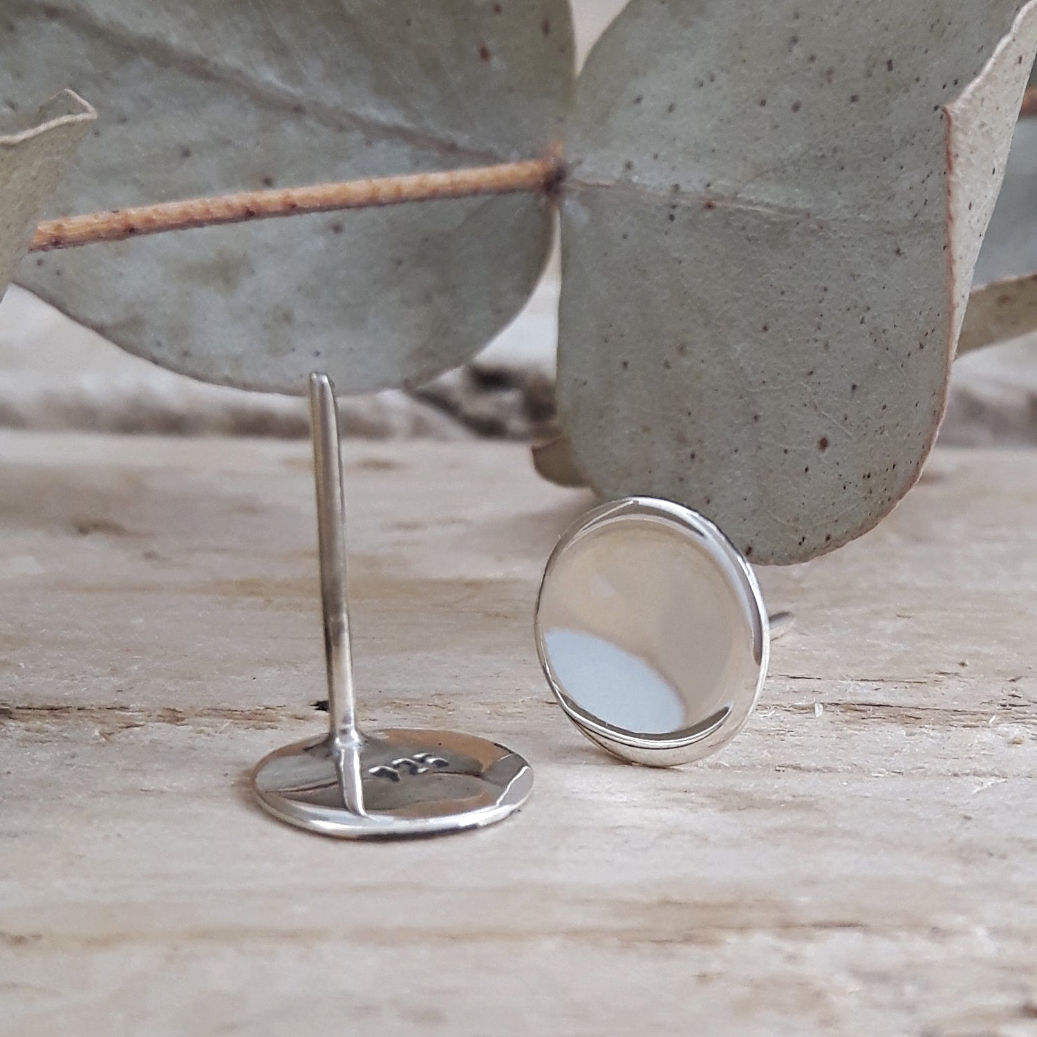 Unity Circles Polished Stud Earrings