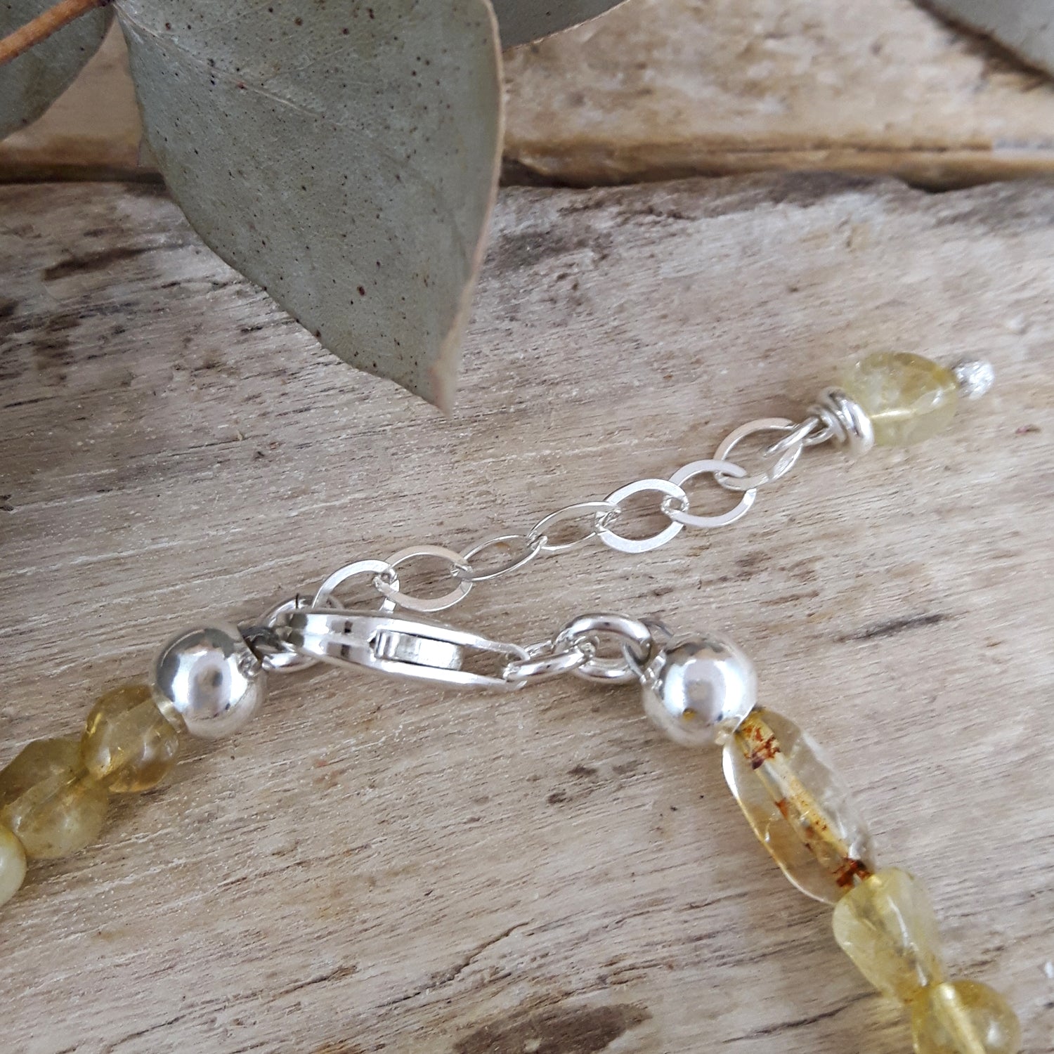 Viva Orb Citrine Birthstone Bracelet