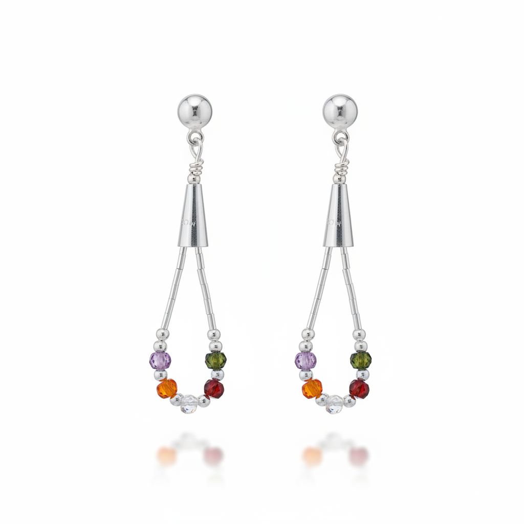 Adeline Andalusite CZ Earrings