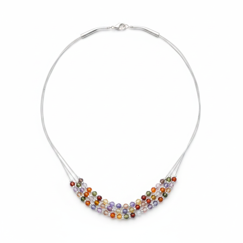 Adeline Andalusite CZ Necklace