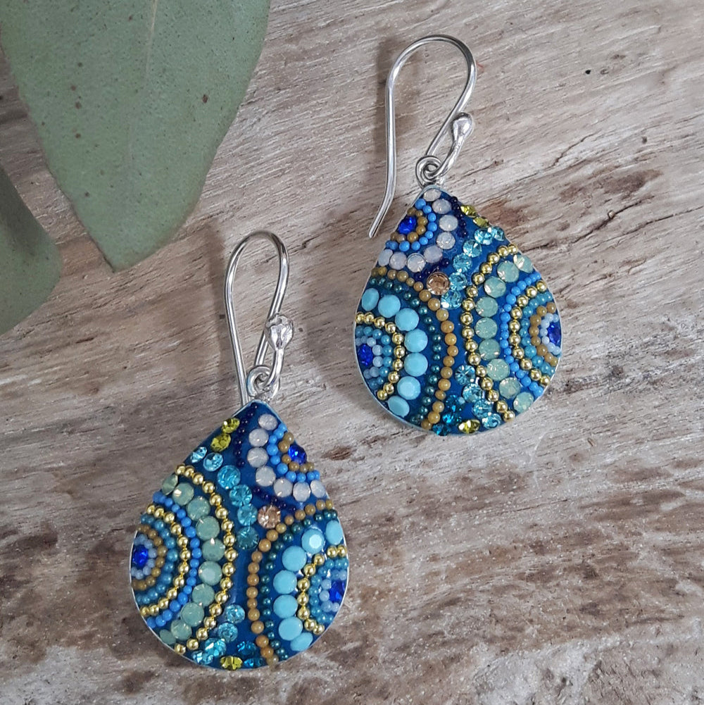 Allegra Amalfi Dream Teardrop Drop Earrings