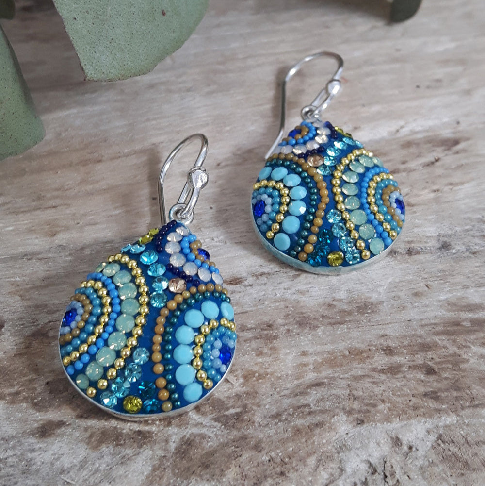 Allegra Amalfi Dream Teardrop Drop Earrings