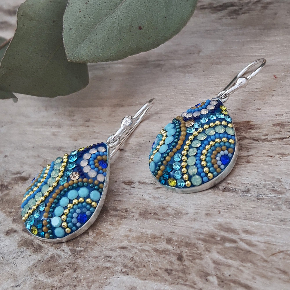 Allegra Amalfi Dream Teardrop Drop Earrings