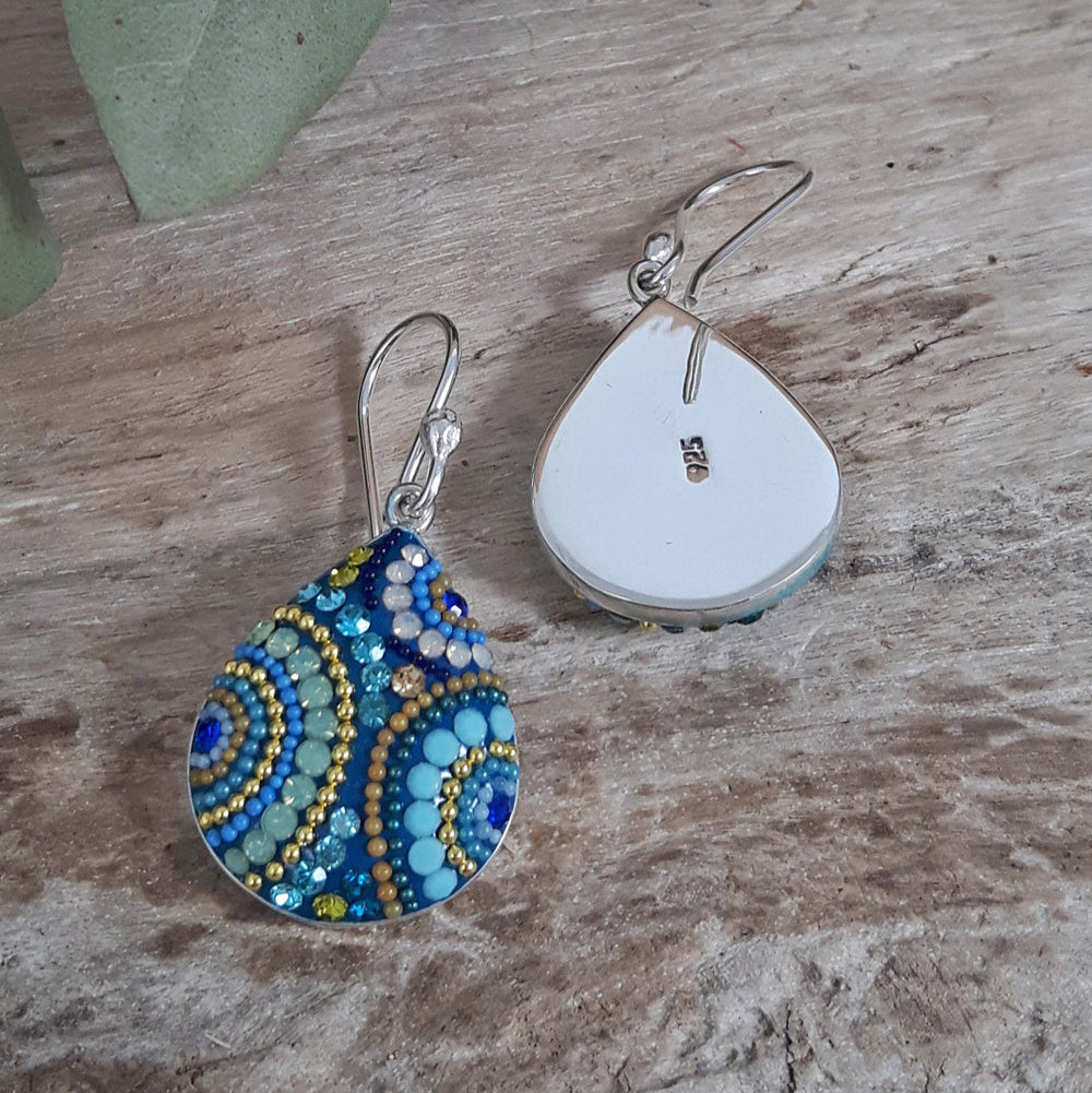 Allegra Amalfi Dream Teardrop Drop Earrings