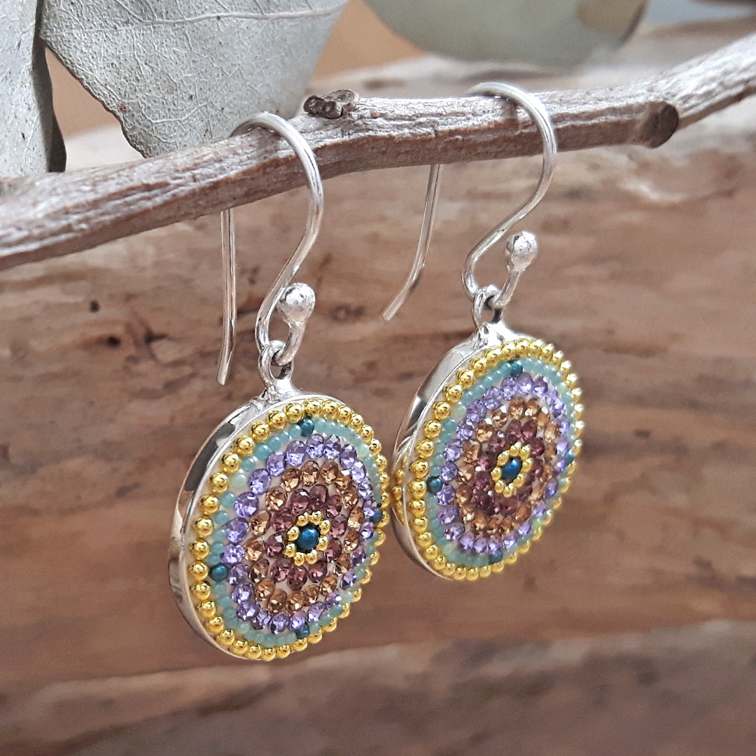 Allegra Coin Antique Earrings