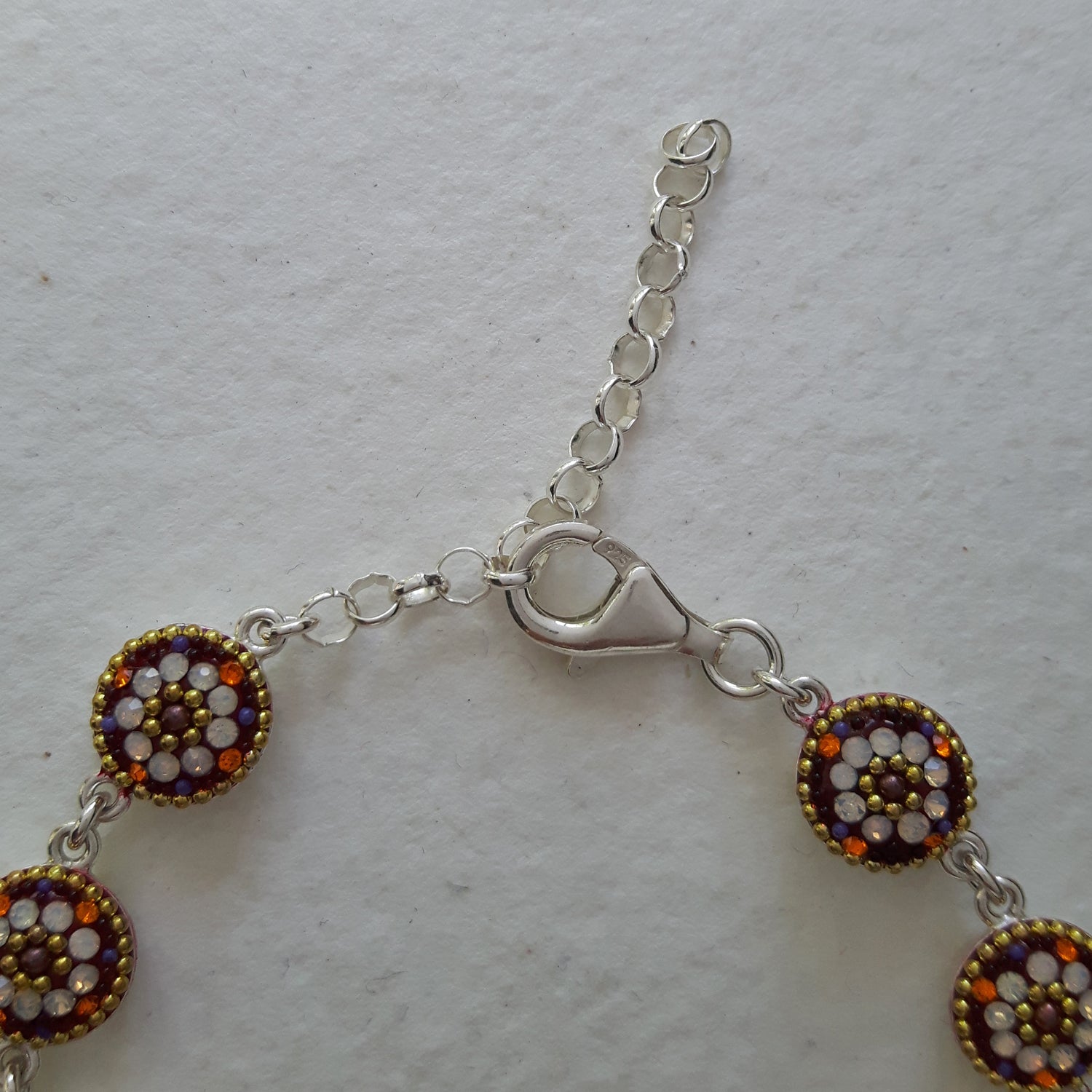 Allegra Round Berry Daisy Bracelet